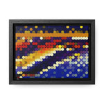 Ethereal Dots in Motion | Framed Canvas