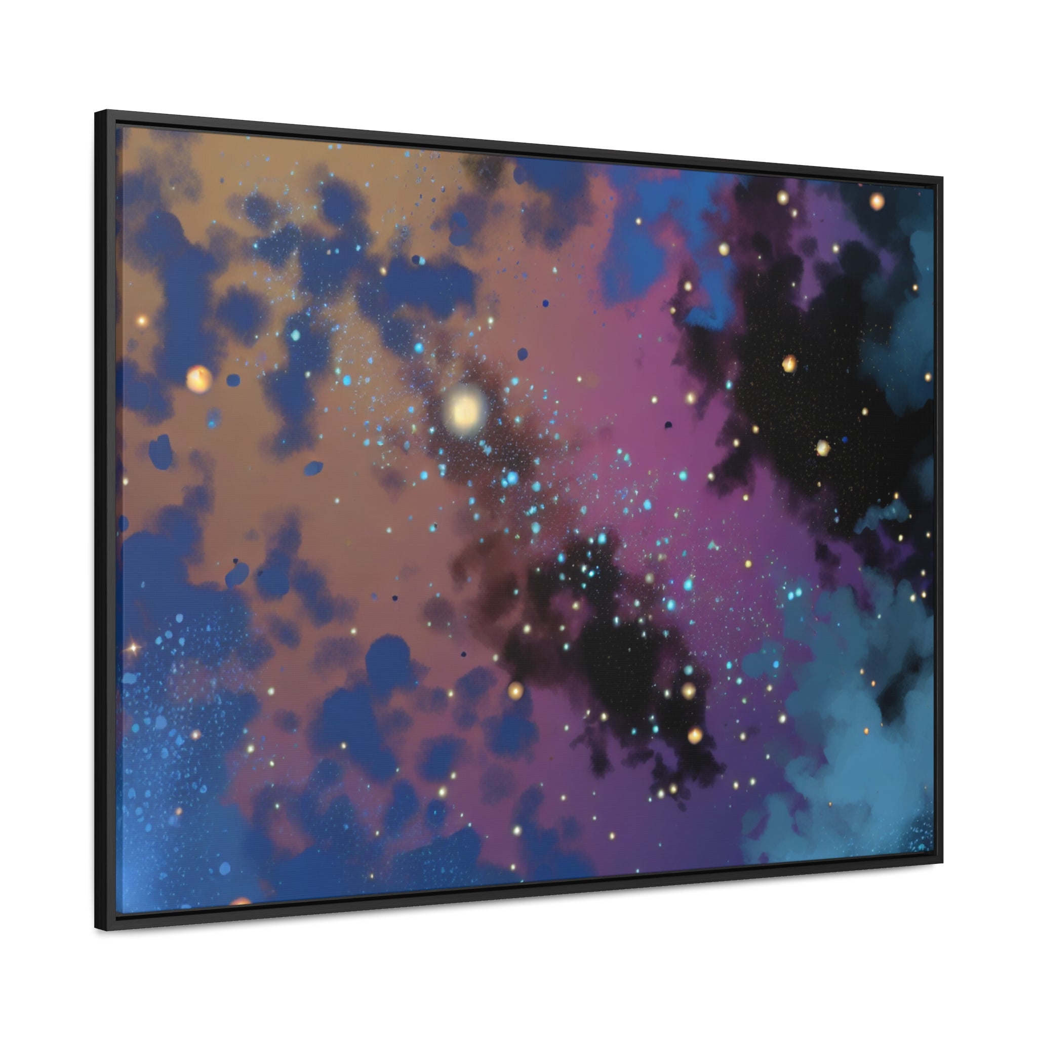 Galactic Whispers and Dreams | Framed Canvas