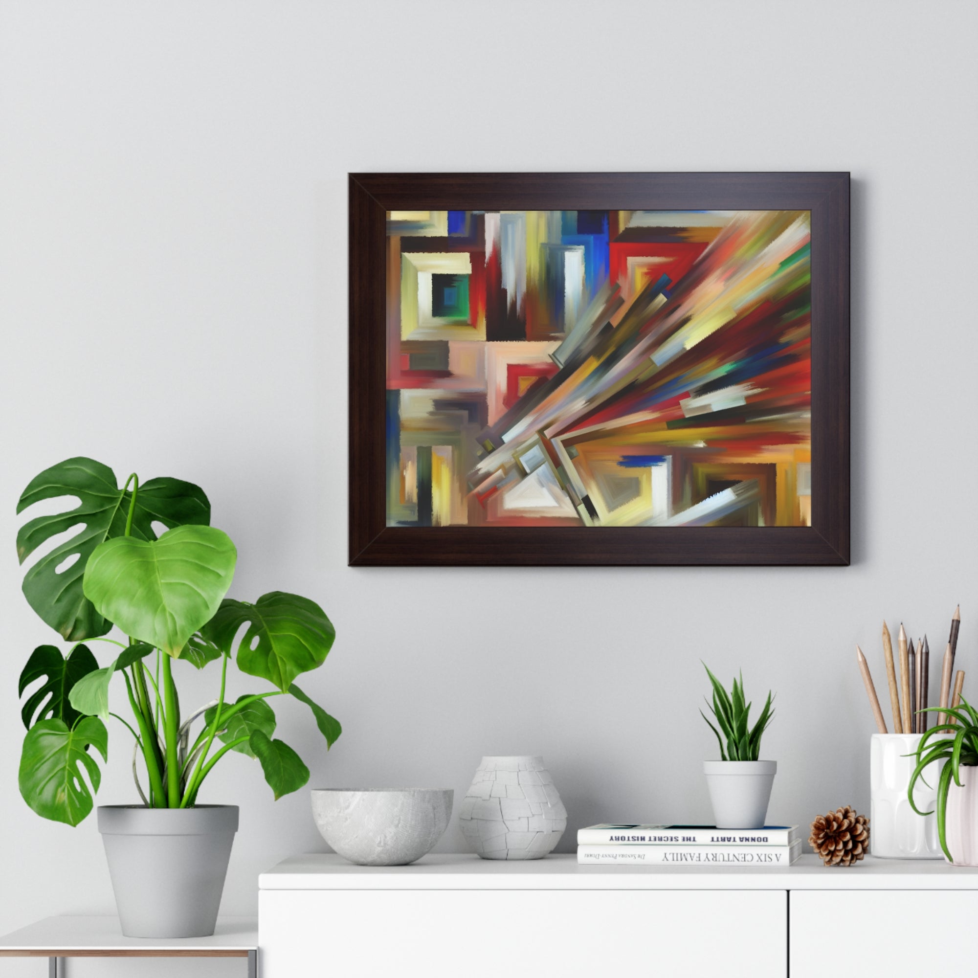 Urban Velocity and Chaos | Framed Print