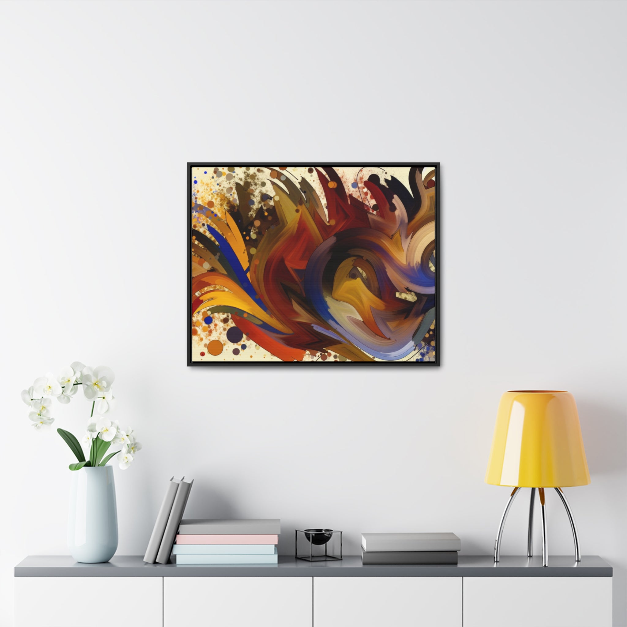 Primal Energies Unleashed | Framed Canvas