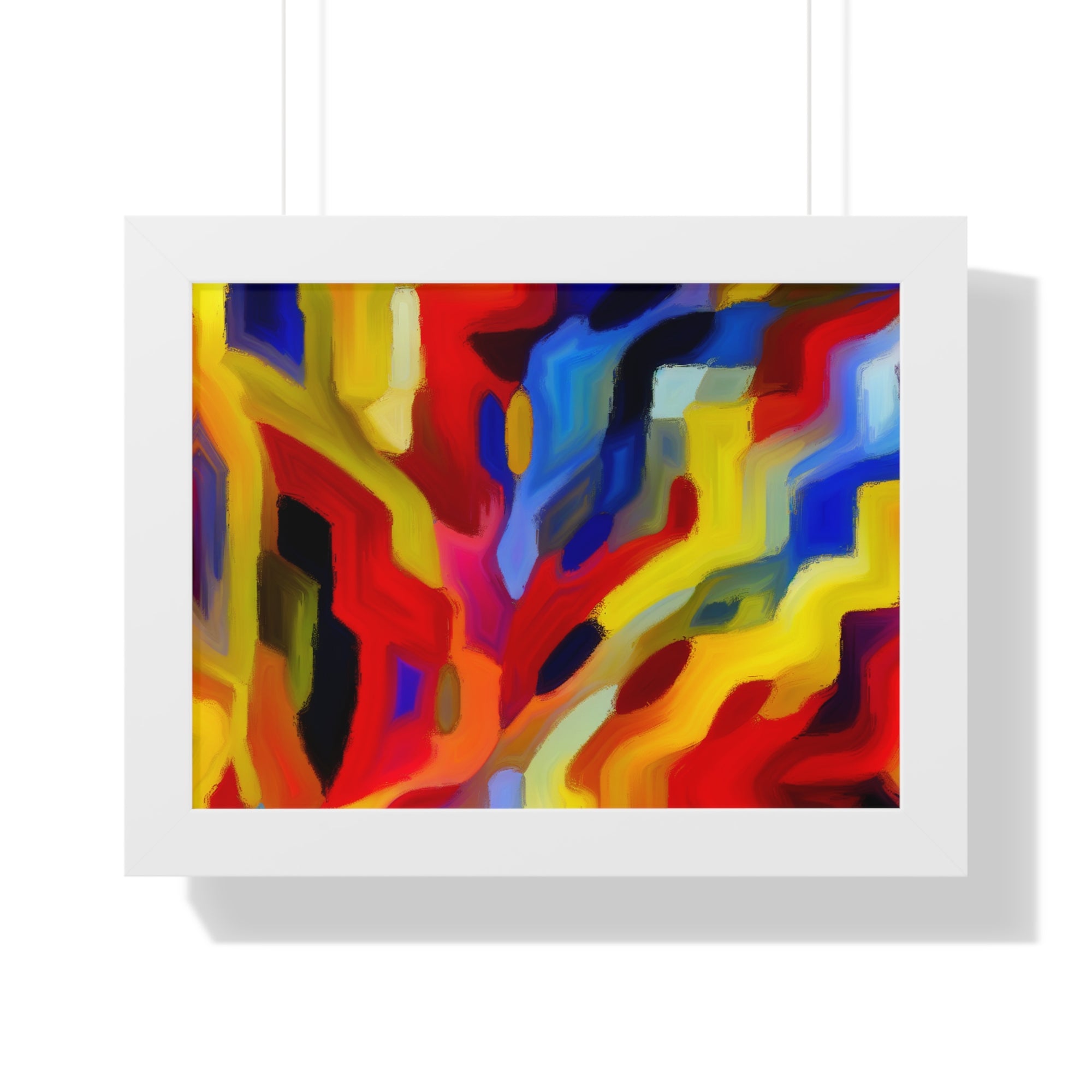 Chromatic Chaos Unveiled | Framed Print