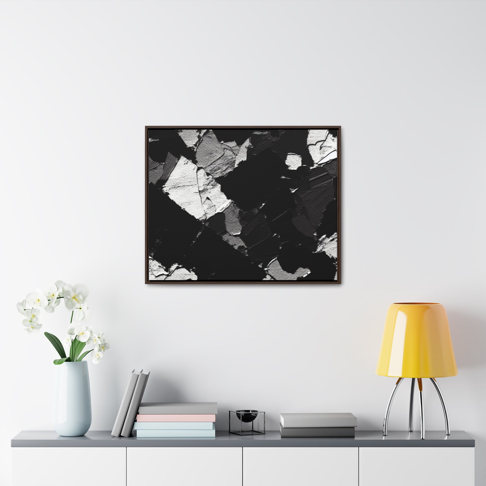 Ebullient Shadows and Light | Framed Canvas