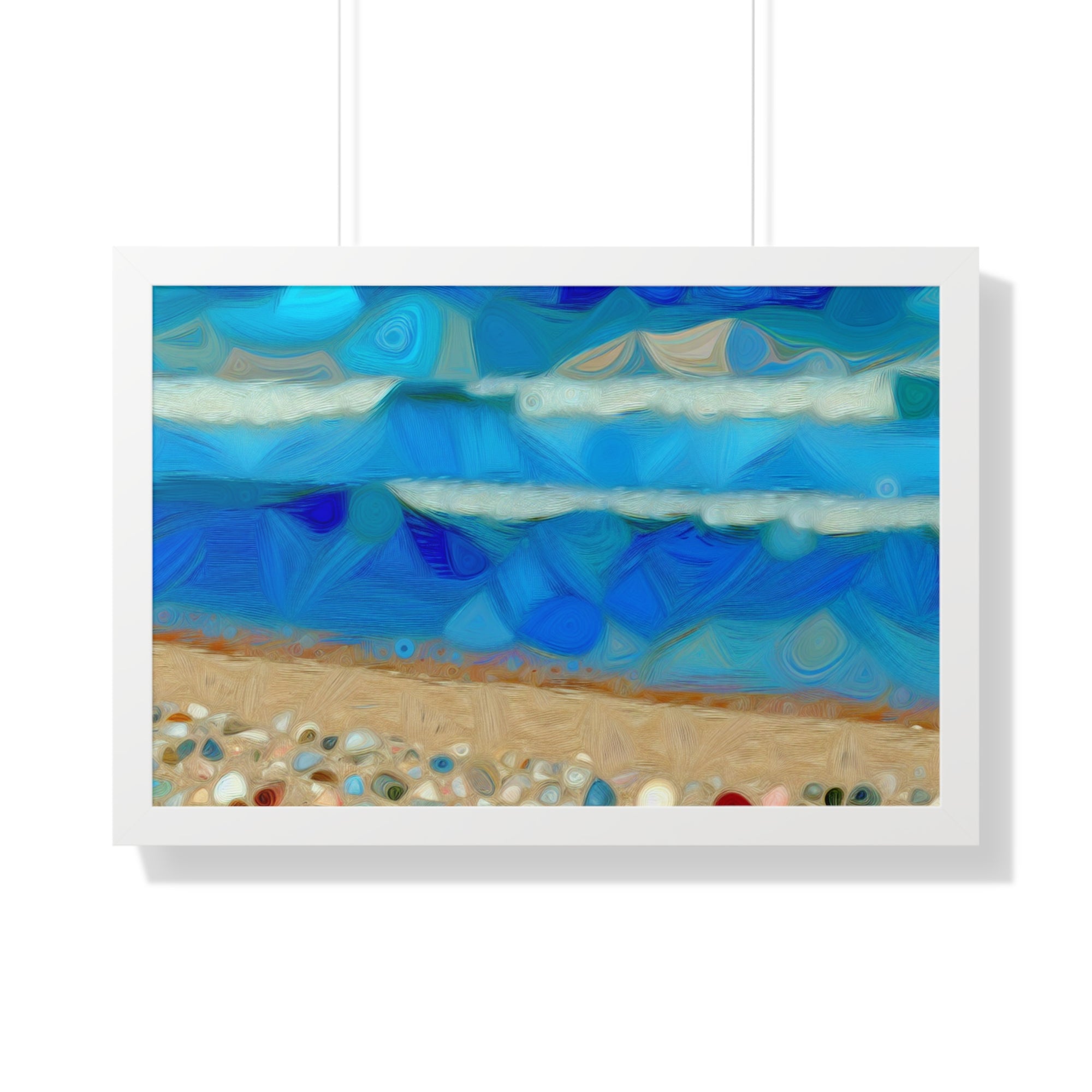 Whispers of Tidal Serenity | Framed Print