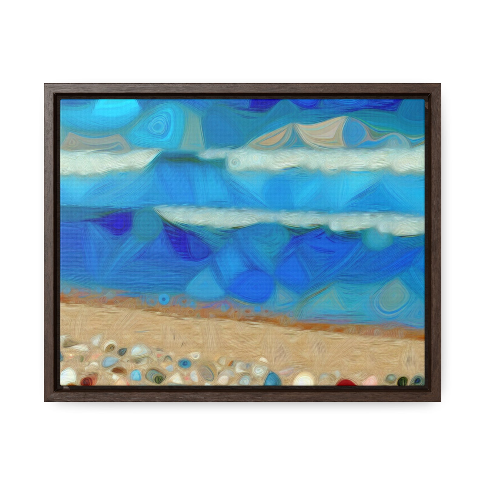 Whispers of Tidal Serenity | Framed Canvas