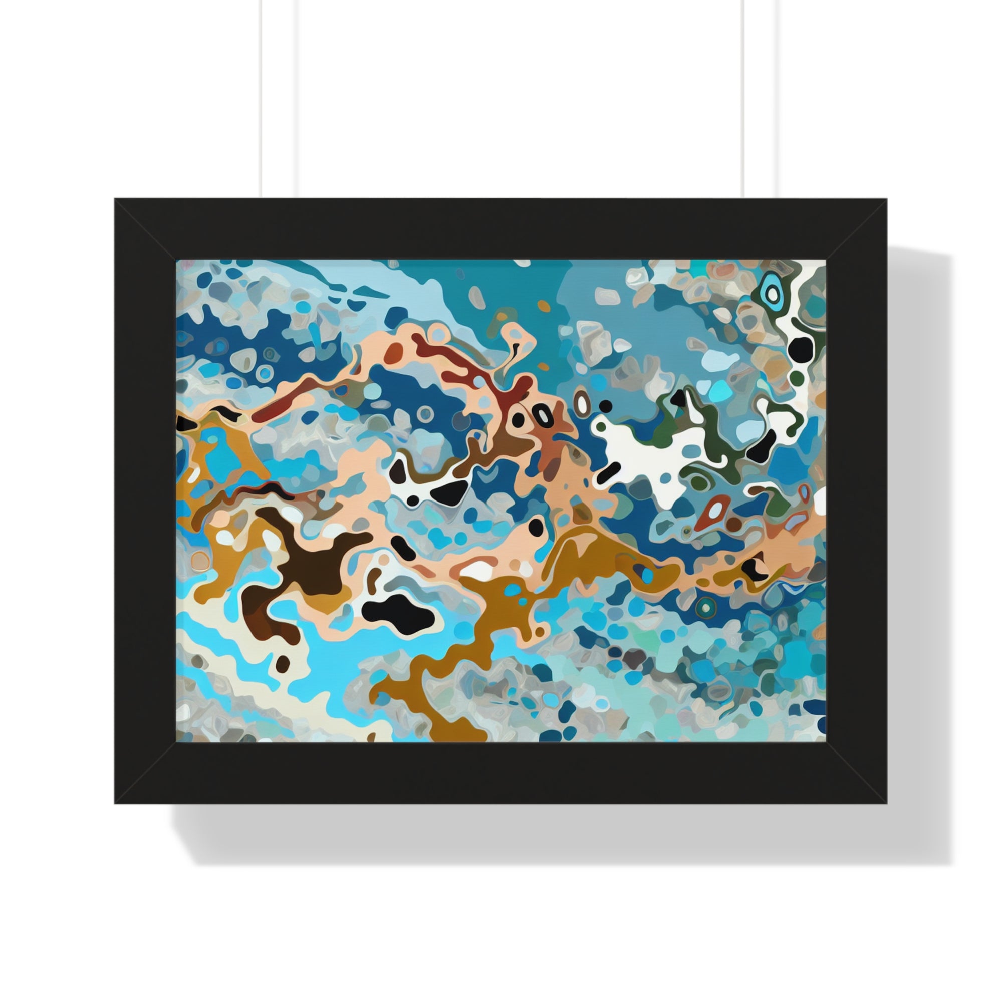 Tidal Whispers and Sands | Framed Print