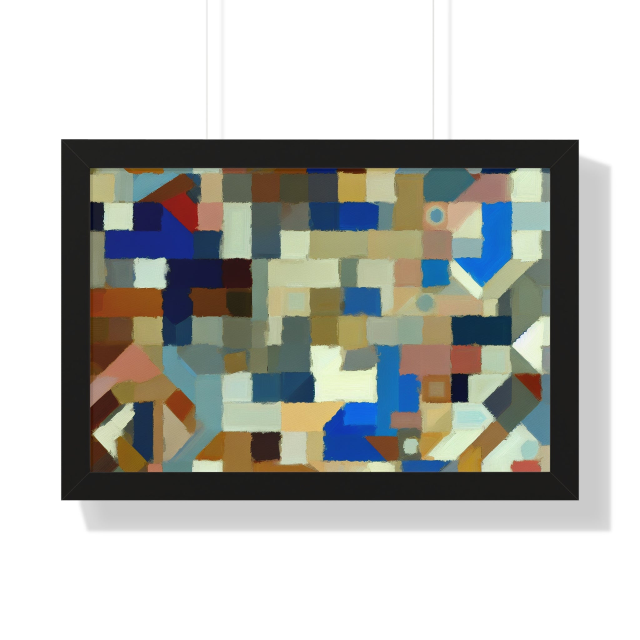 Fractured Symphony of Color | Framed Print