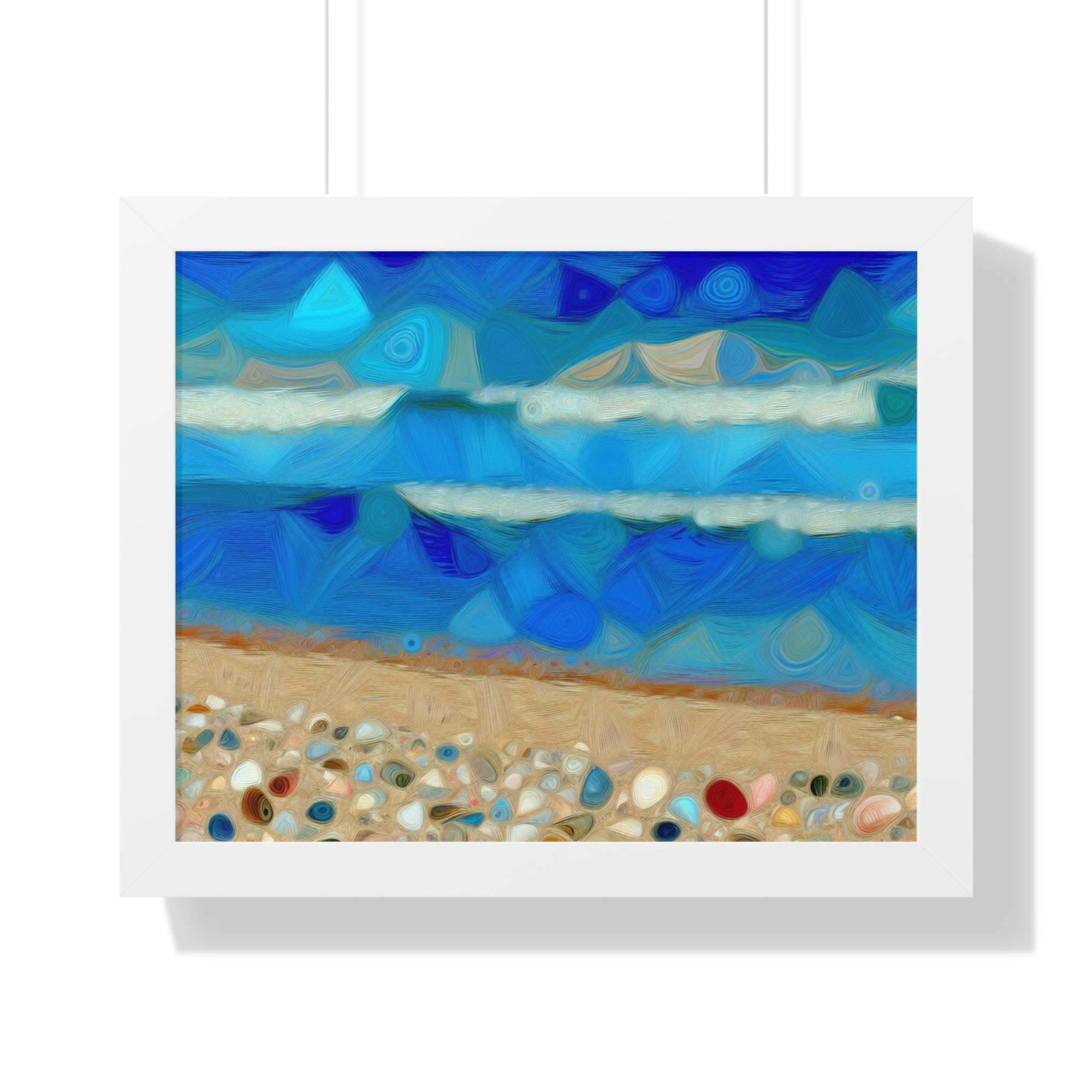 Whispers of Tidal Serenity | Framed Print