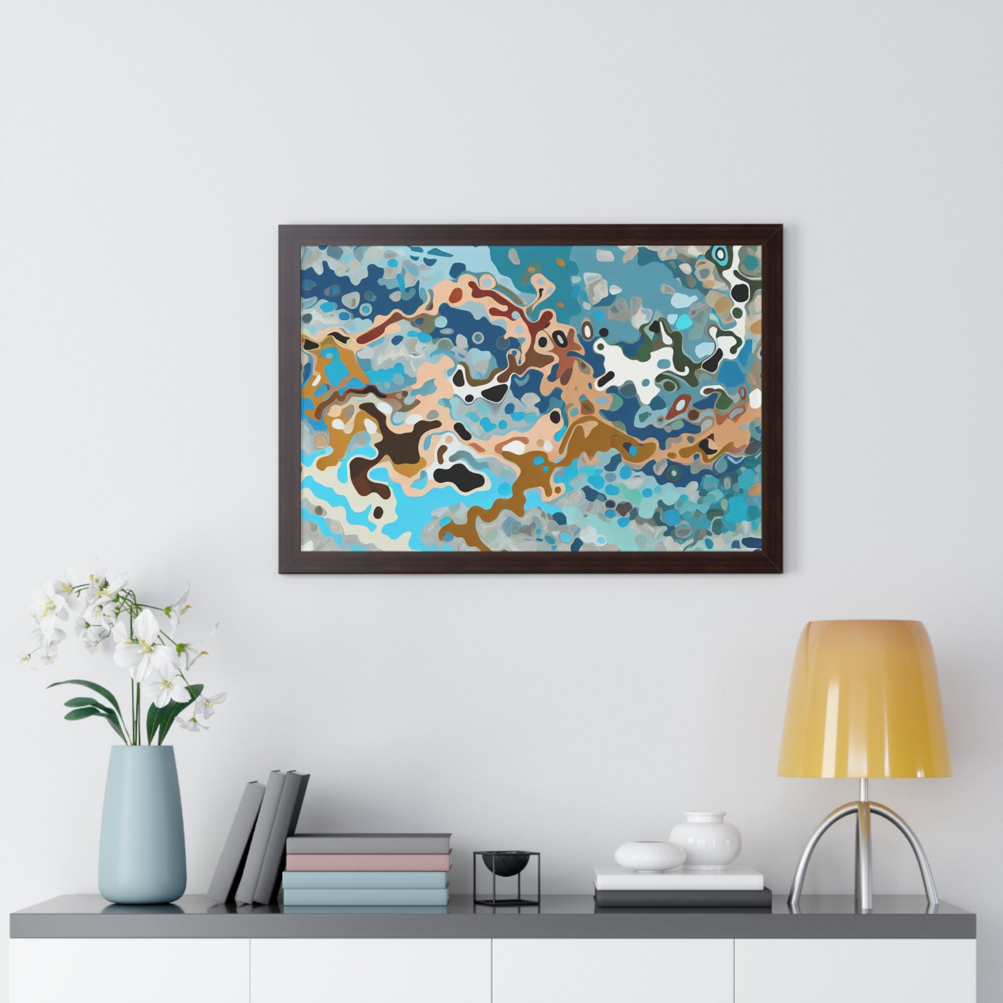 Tidal Whispers and Sands | Framed Print