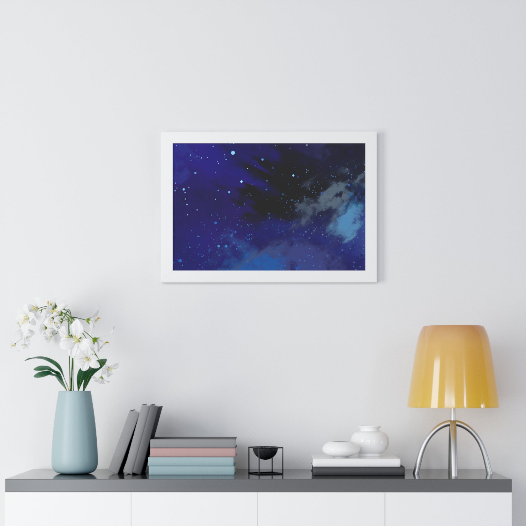 Ethereal Celestial Whirlwind | Framed Print