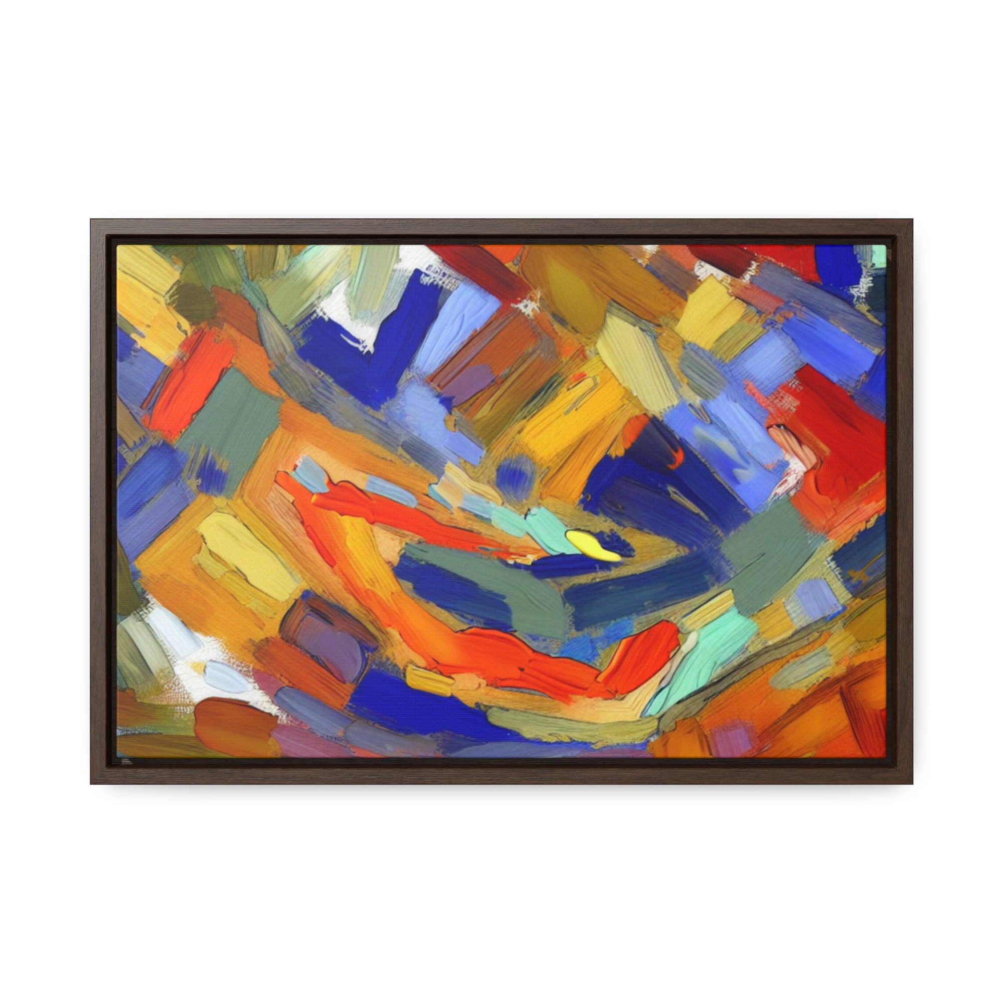 Kaleidoscopic Whirlwind | Framed Canvas