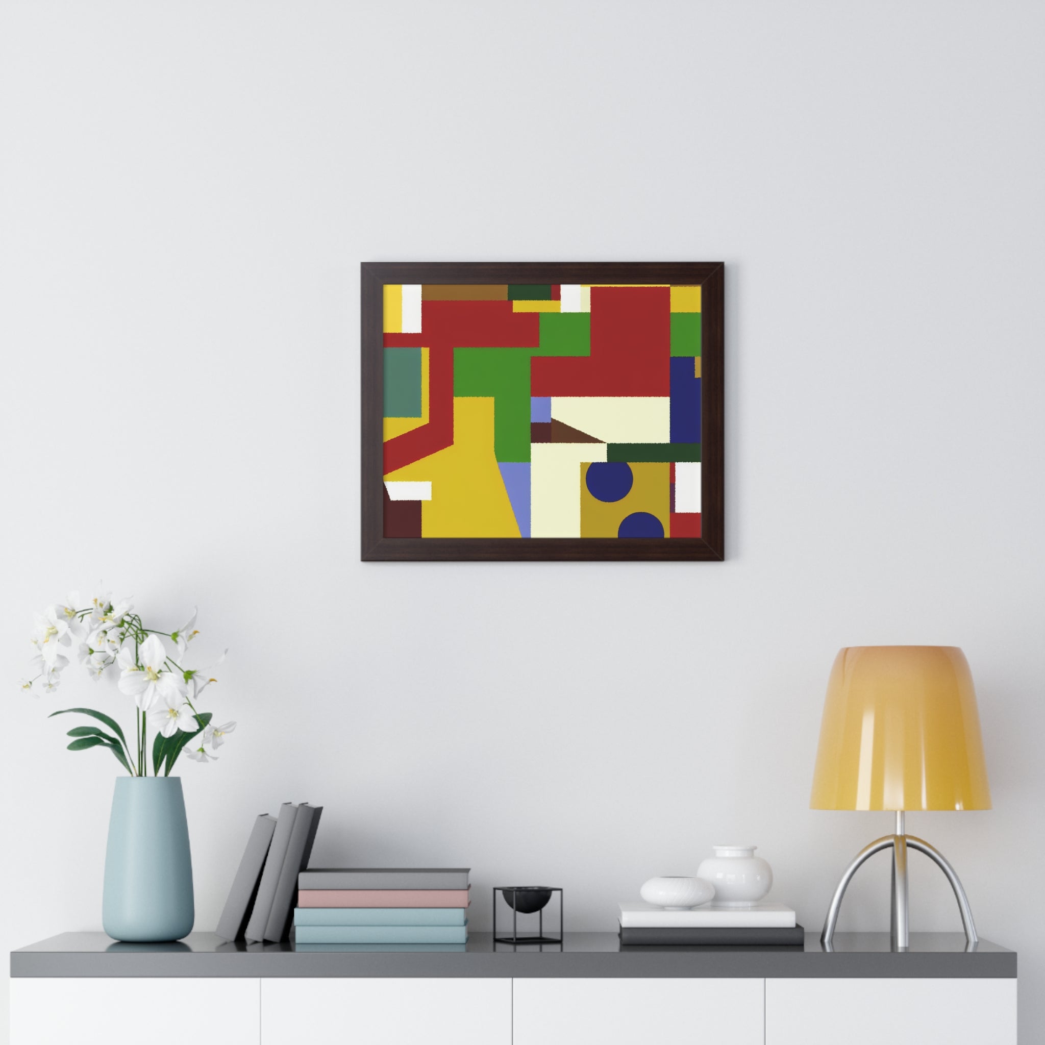 Geometric Harmony Unleashed | Framed Print