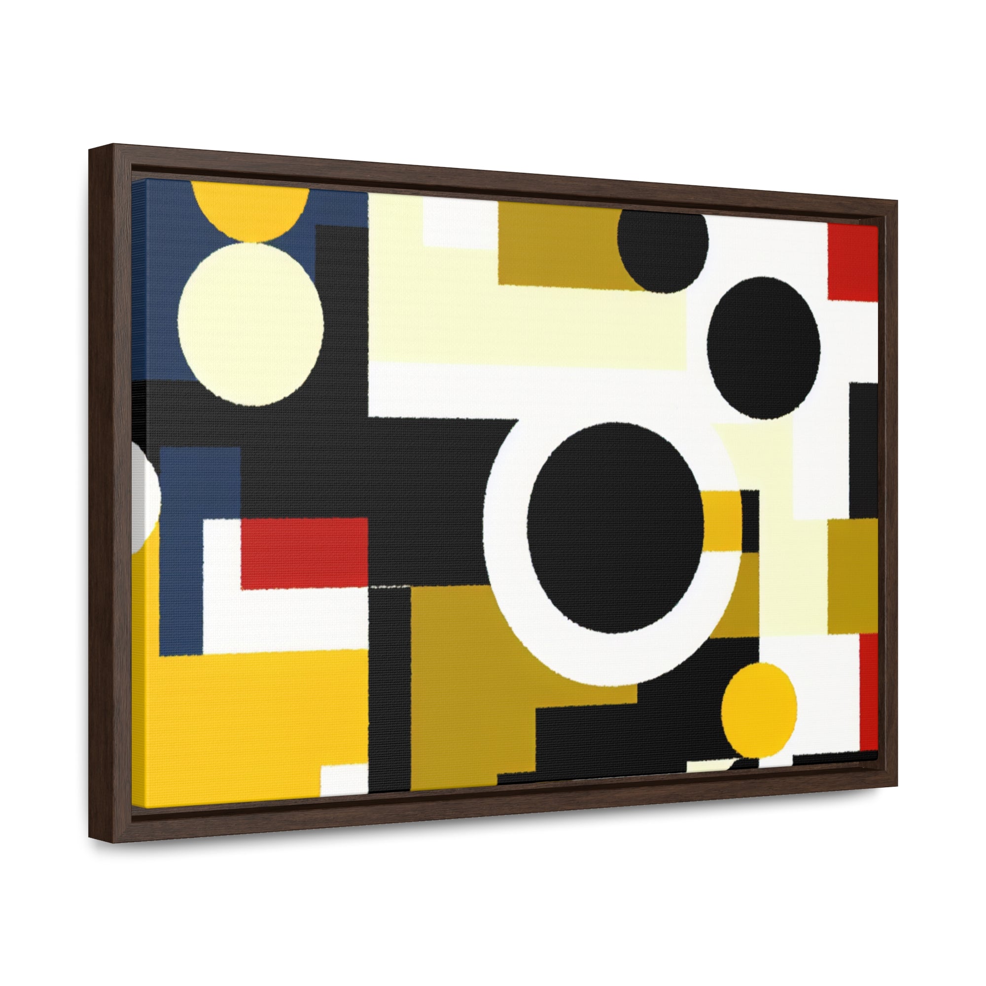 Energized Geometric Harmony | Framed Canvas