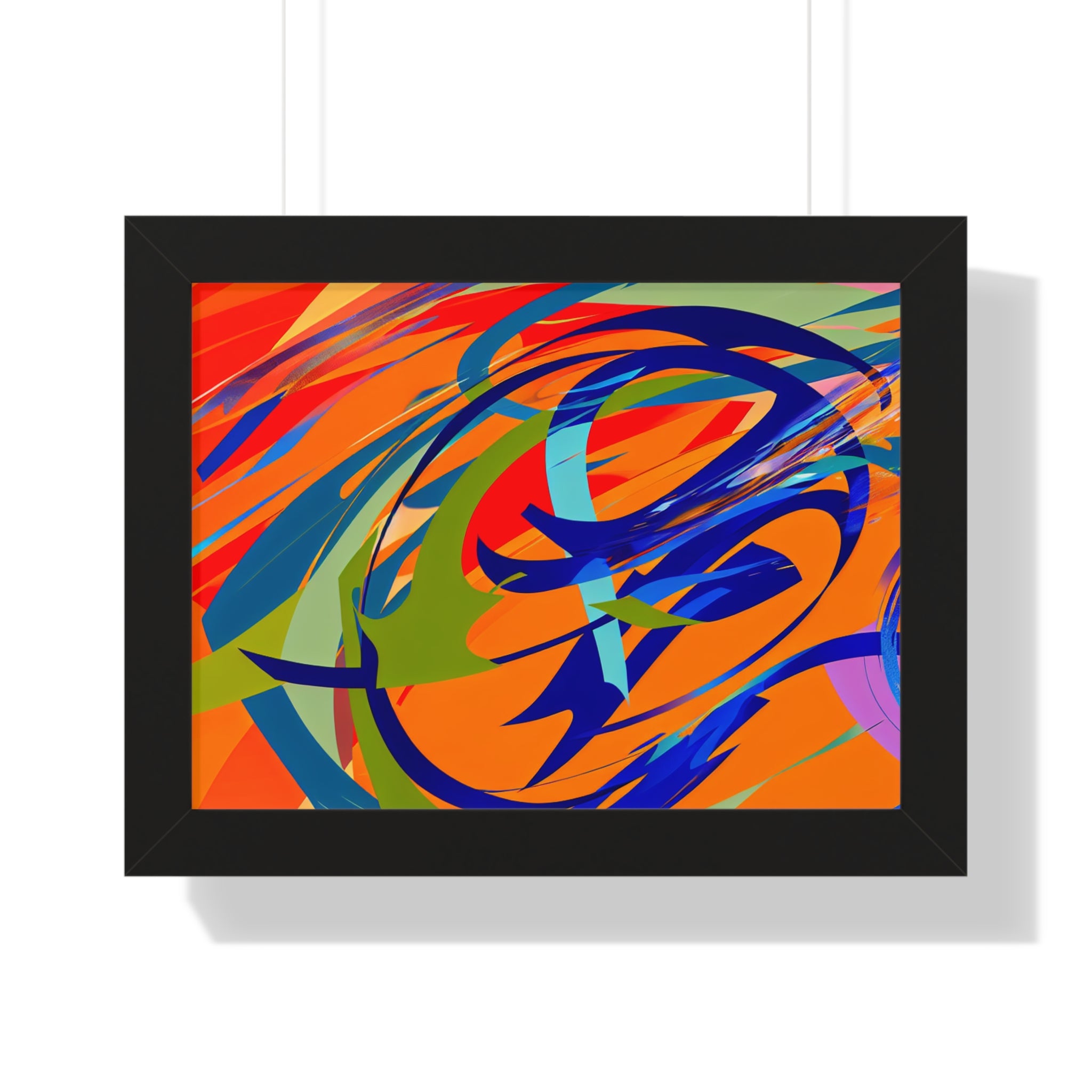 Chromatic Reverie and Motion | Framed Print