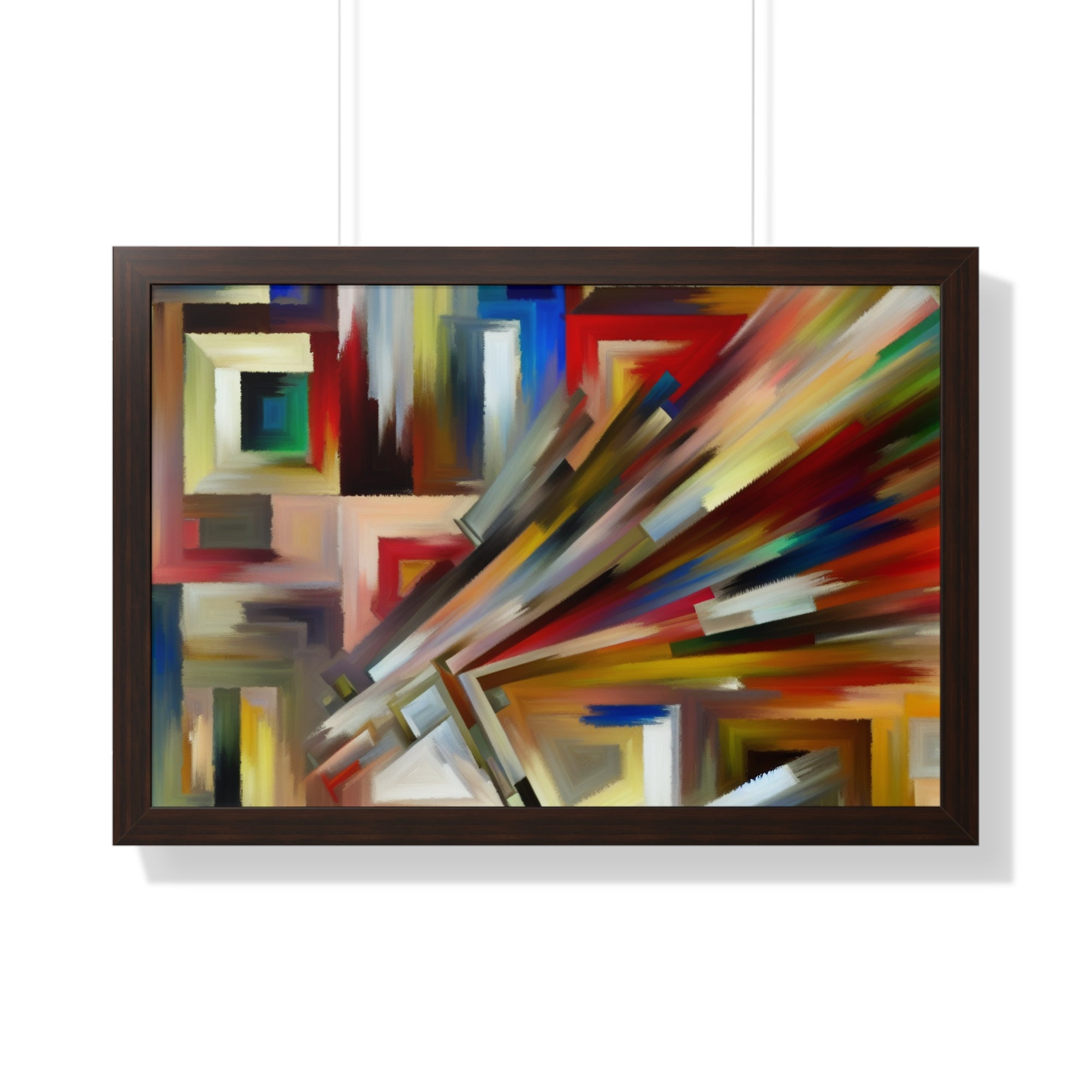 Urban Velocity and Chaos | Framed Print