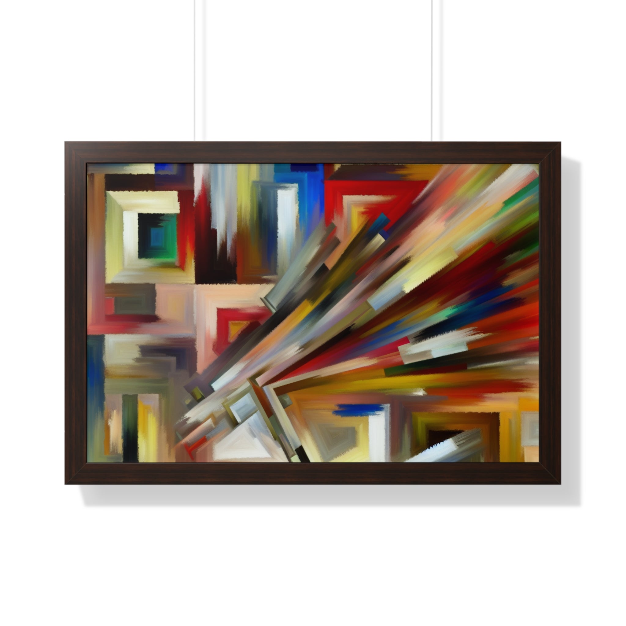 Urban Velocity and Chaos | Framed Print