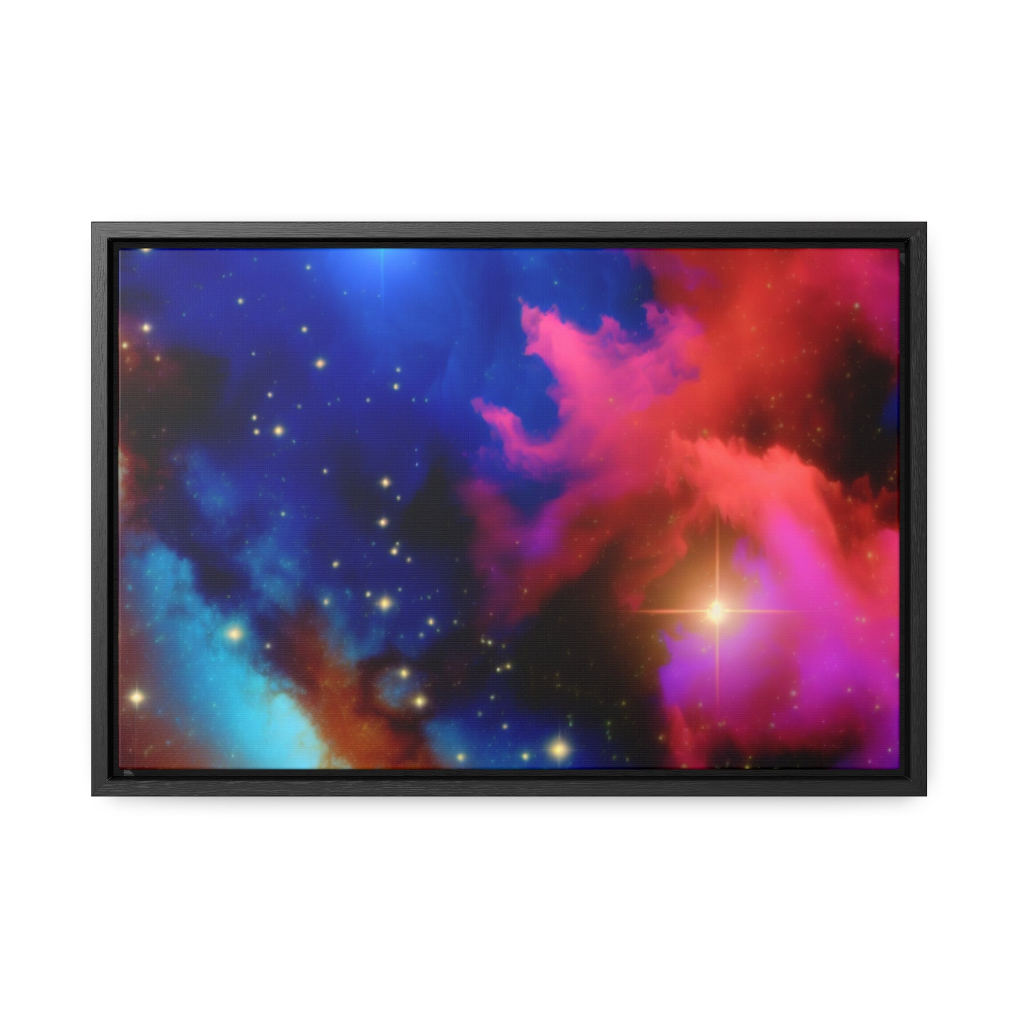 Celestial Whirl and Daze | Framed Canvas