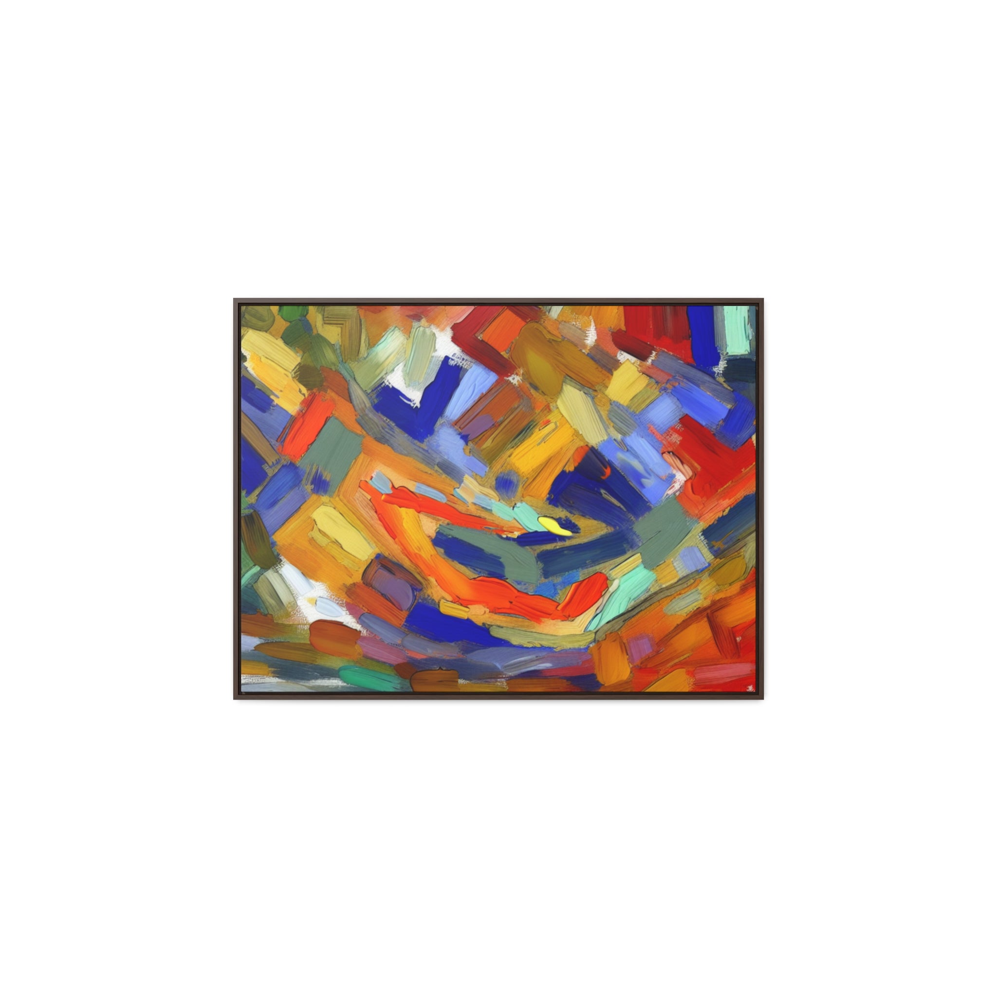 Kaleidoscopic Whirlwind | Framed Canvas