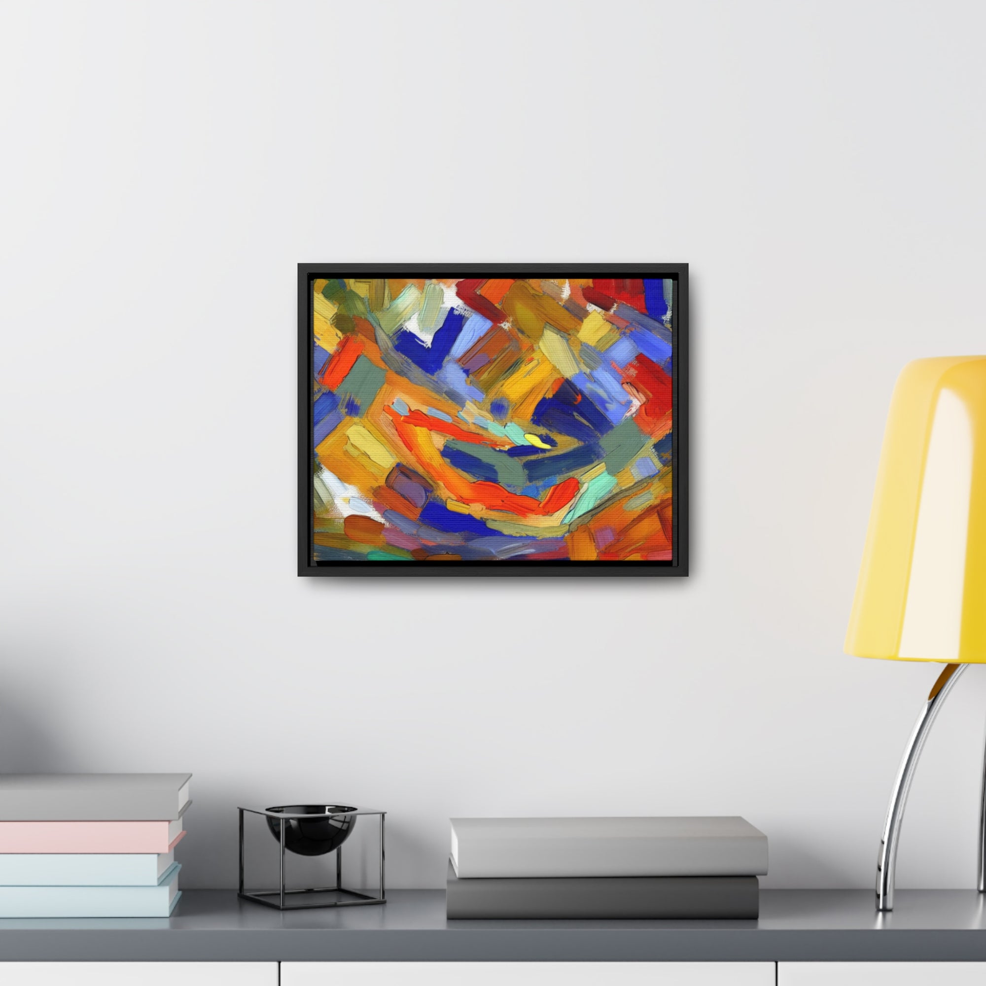 Kaleidoscopic Whirlwind | Framed Canvas