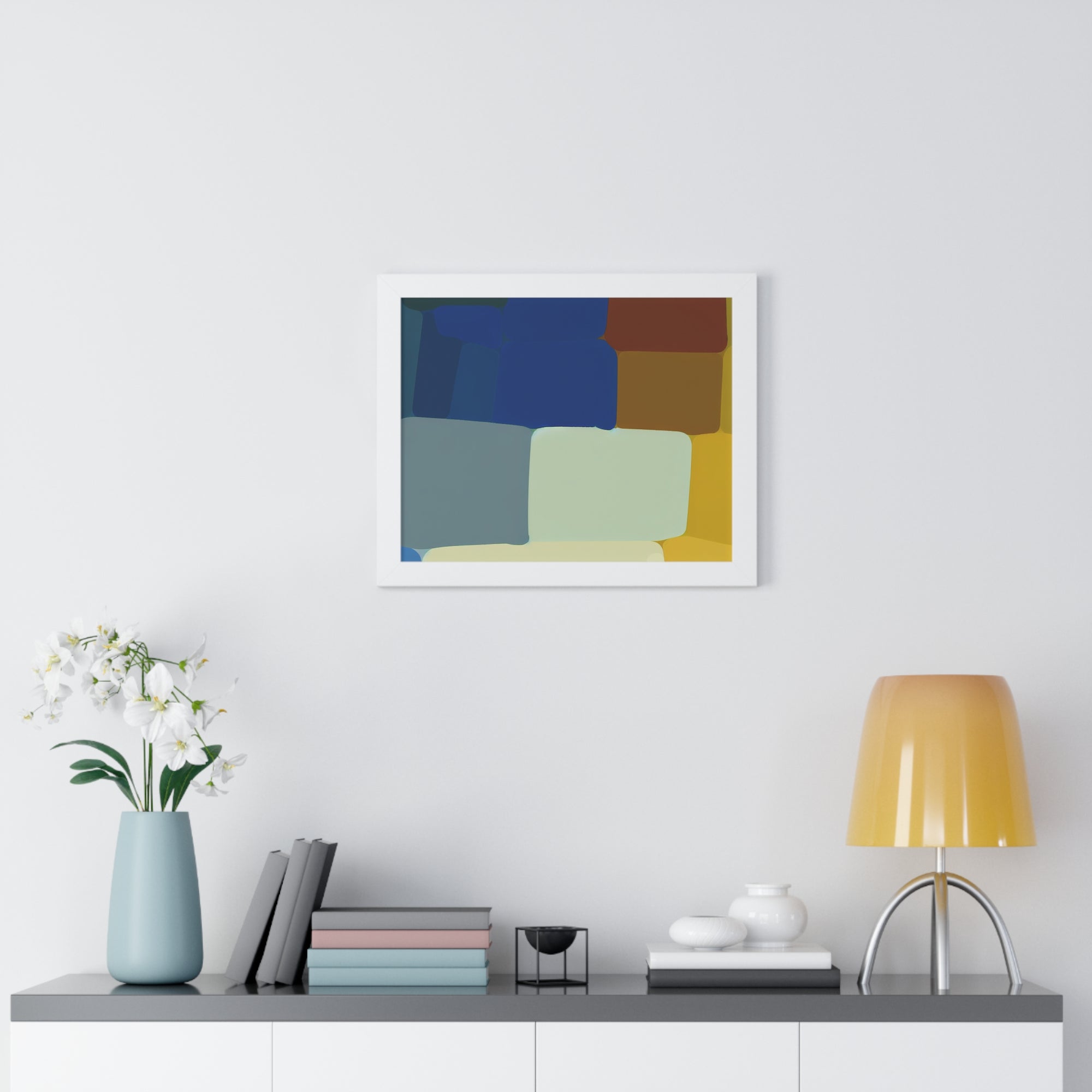 Fluid Harmony and Depth | Framed Print