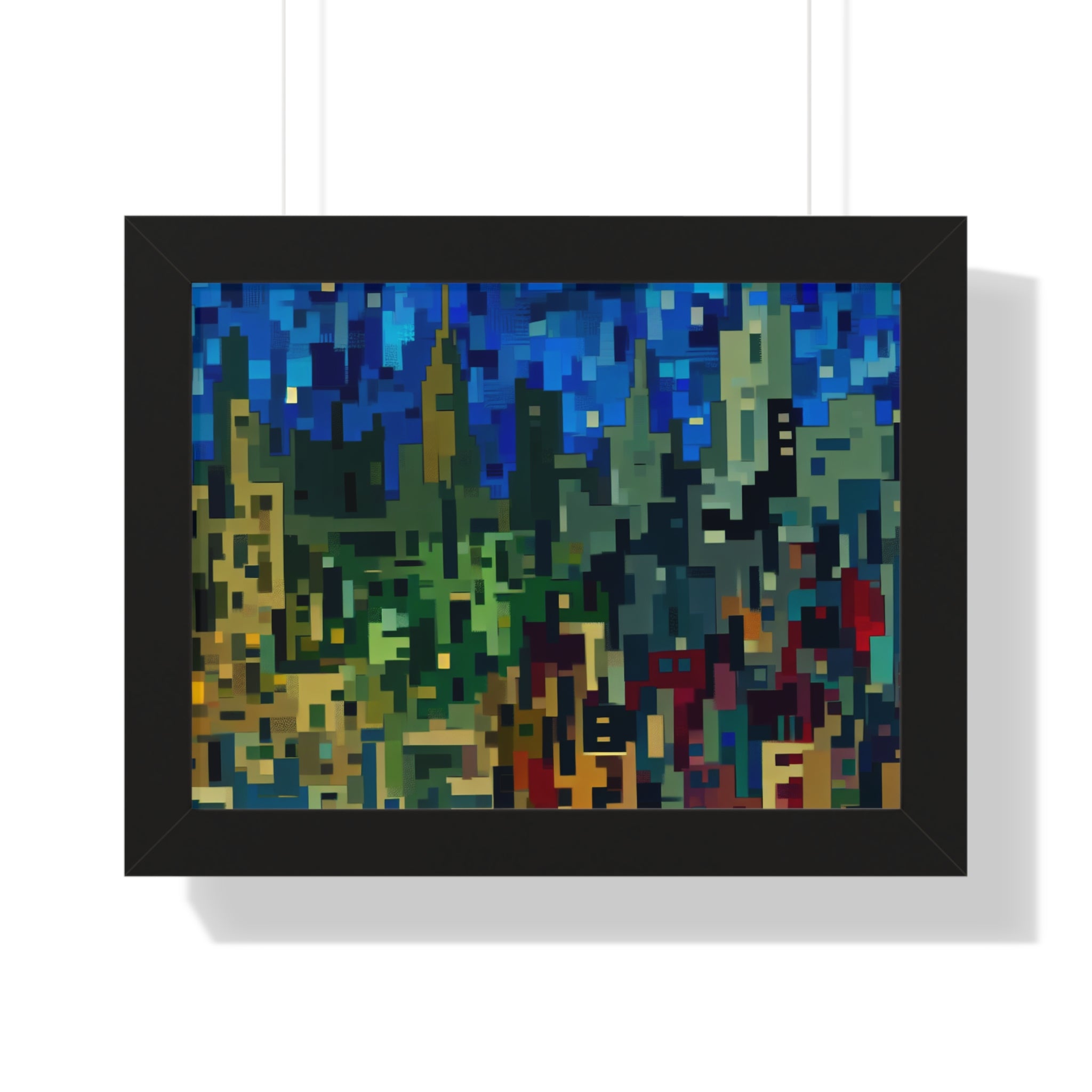 Metalline Urban Reverie | Framed Print