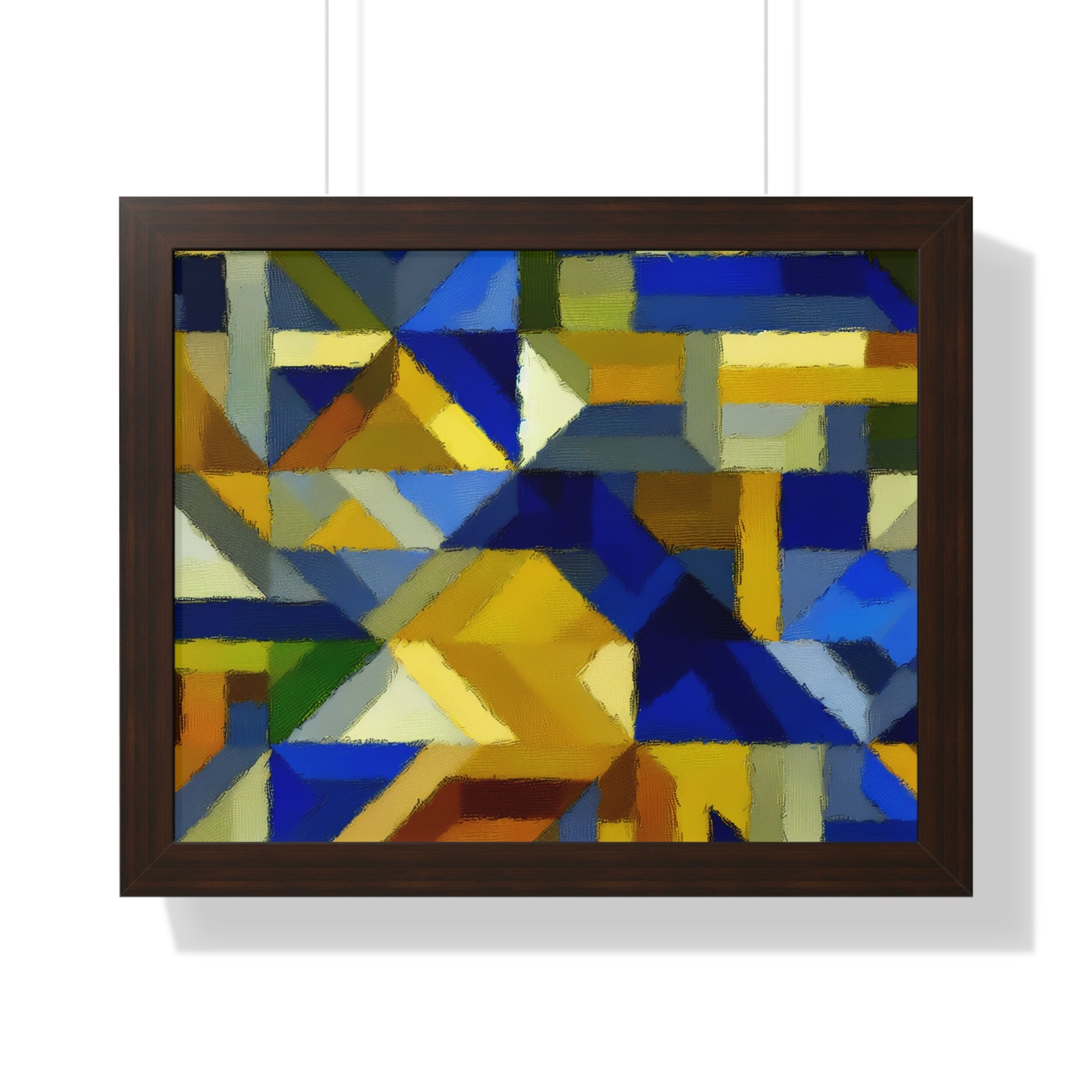 Fractured Vibrance and Motion | Framed Print