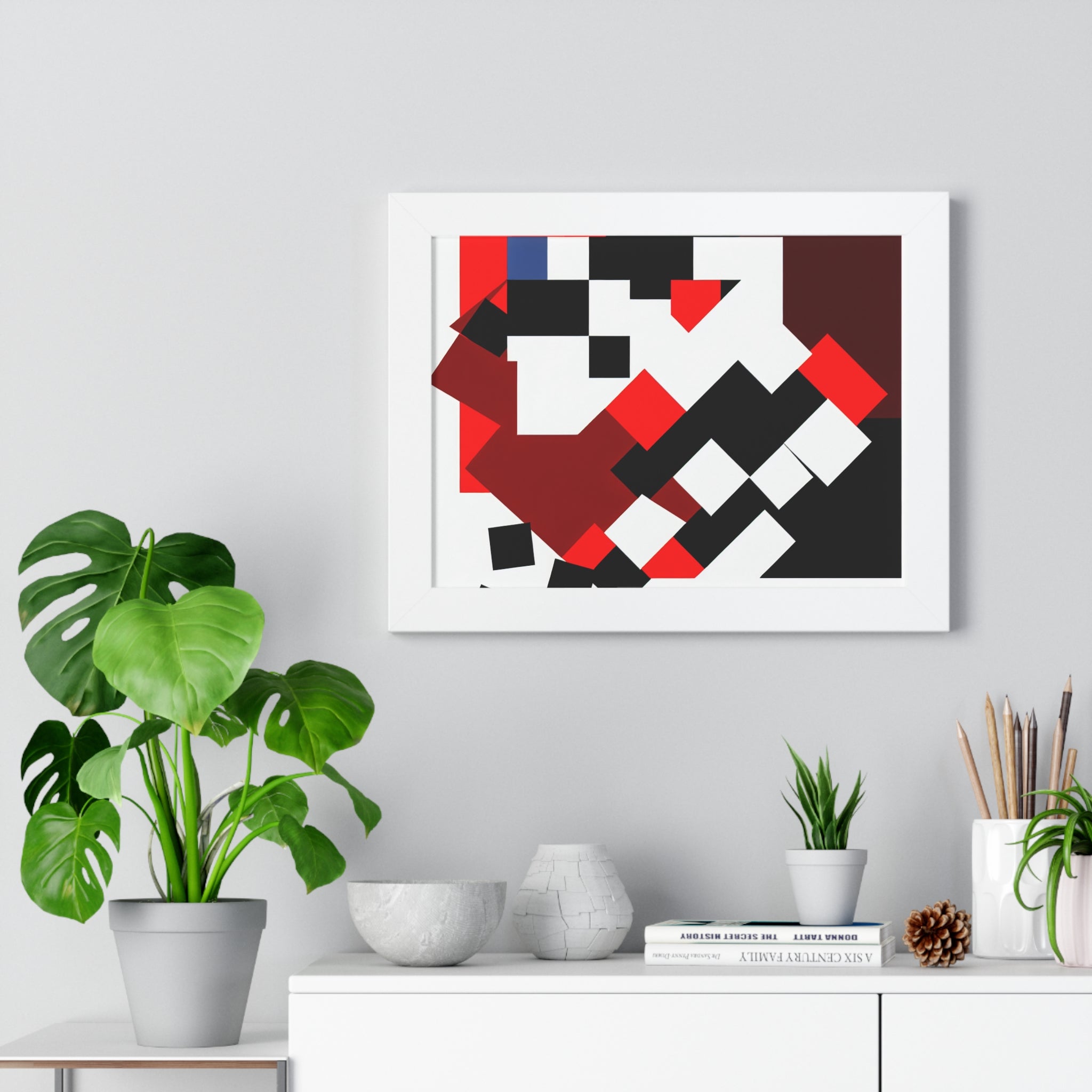 Eclipsed Geometry and Emotion | Framed Print