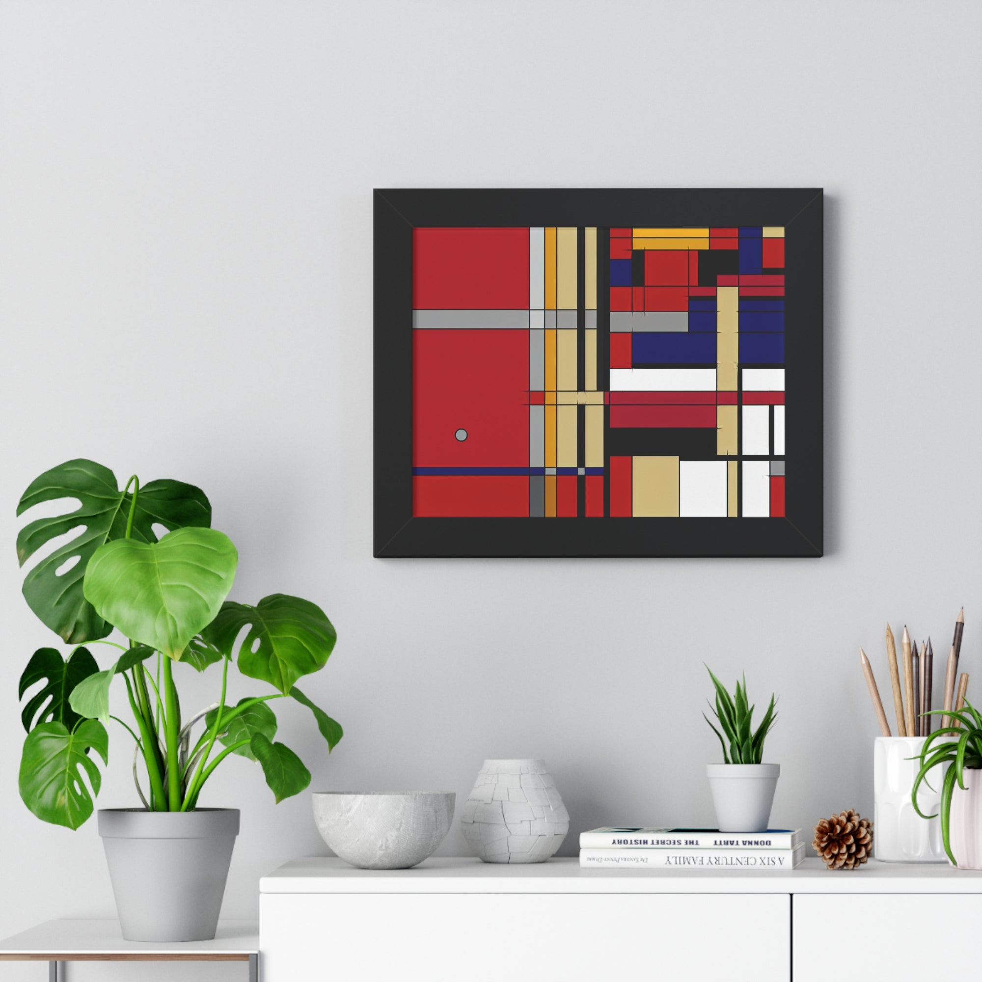 Dynamic Harmony of Shapes | Framed Print