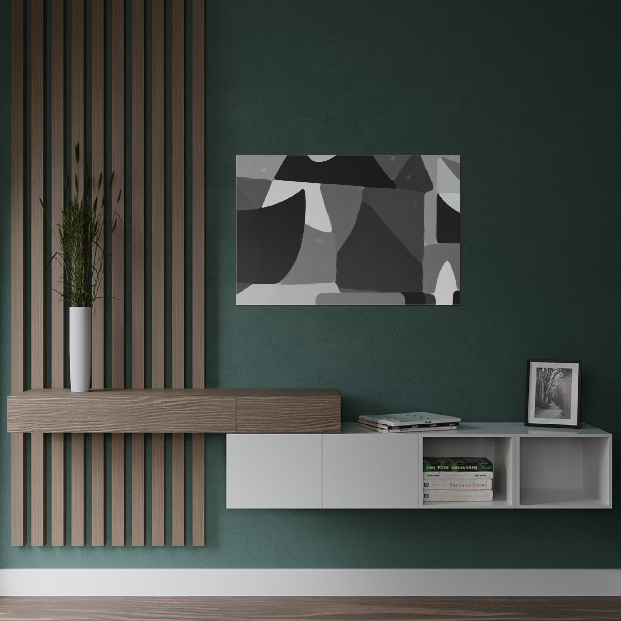 Shadows and Silhouettes | Satin Print