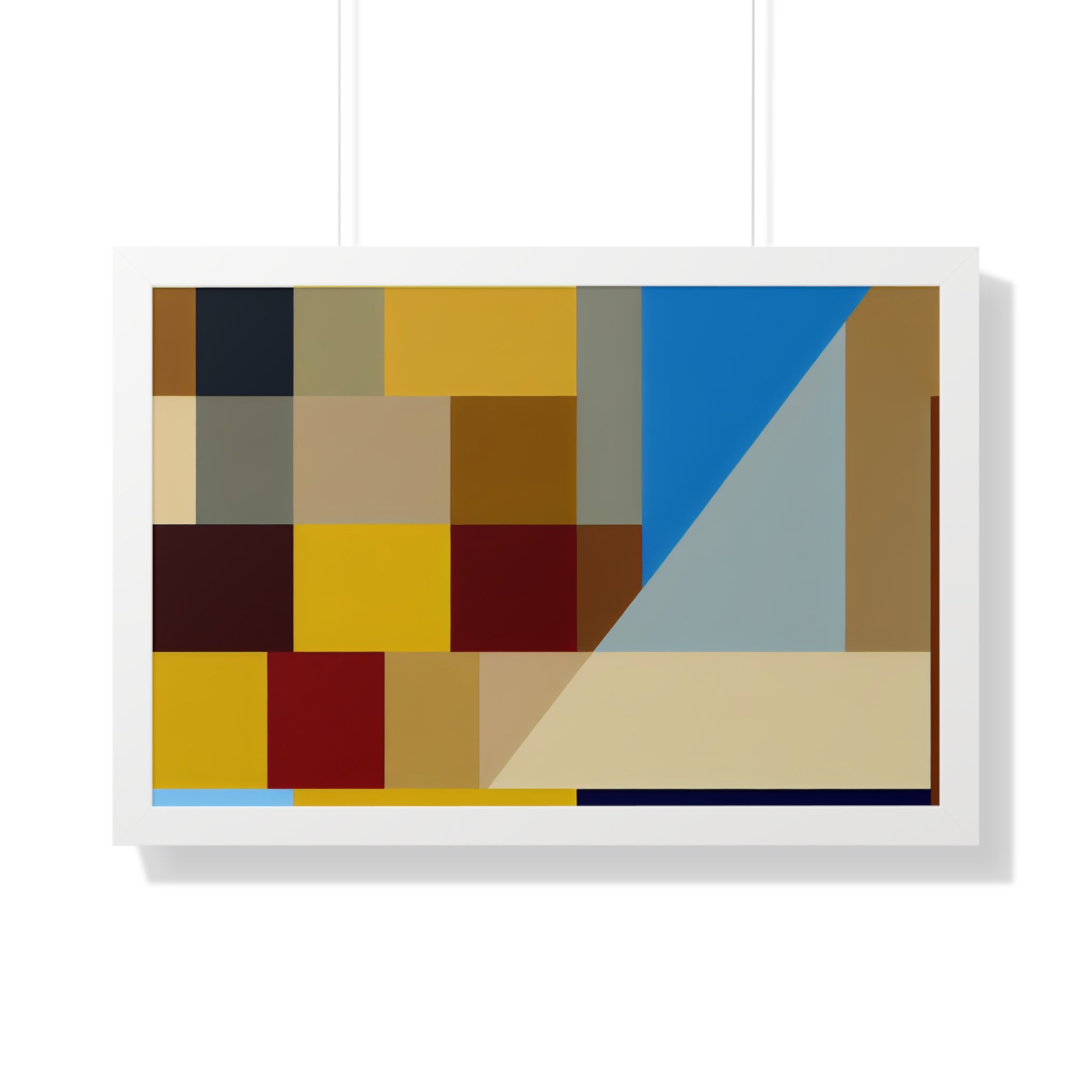 Colorful Geometric Symphony | Framed Print