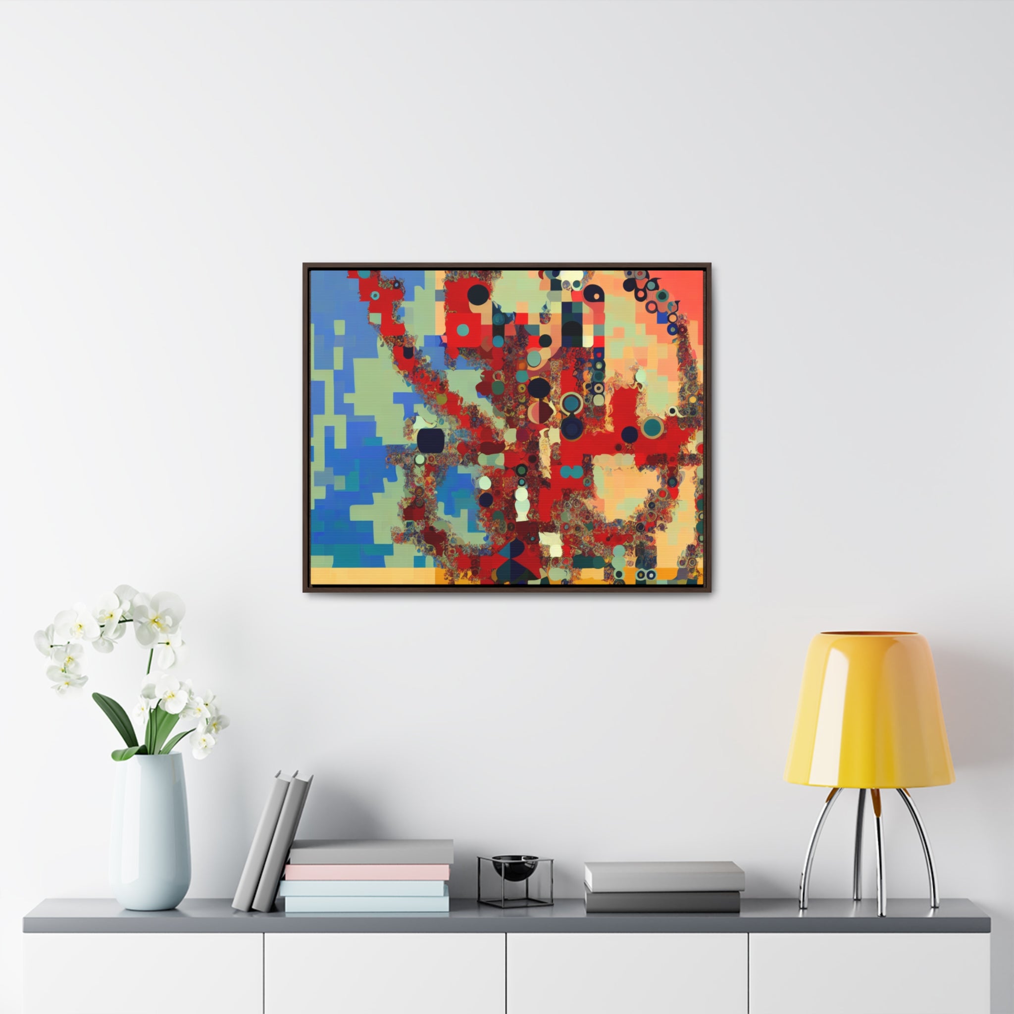 Whirls of Freedom | Framed Canvas