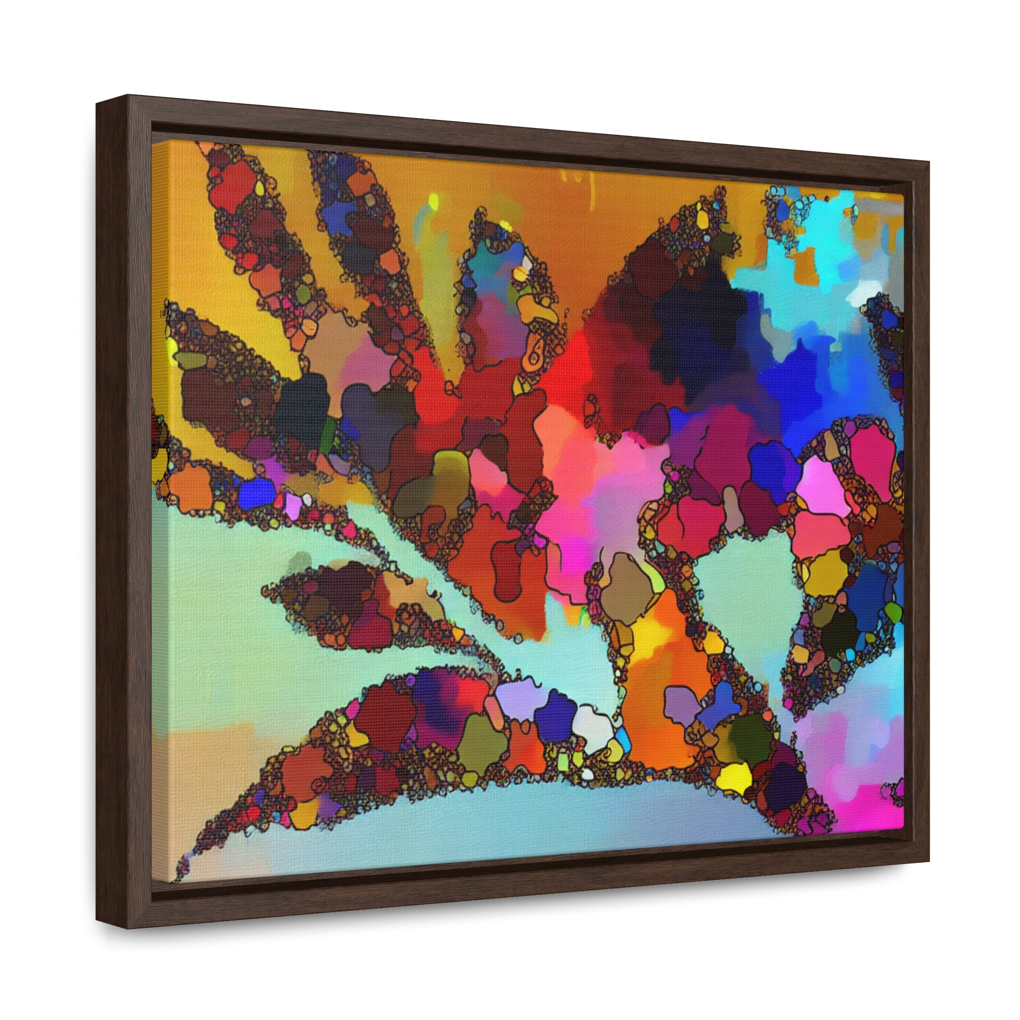 Botanical Rhythm and Flow | Framed Canvas