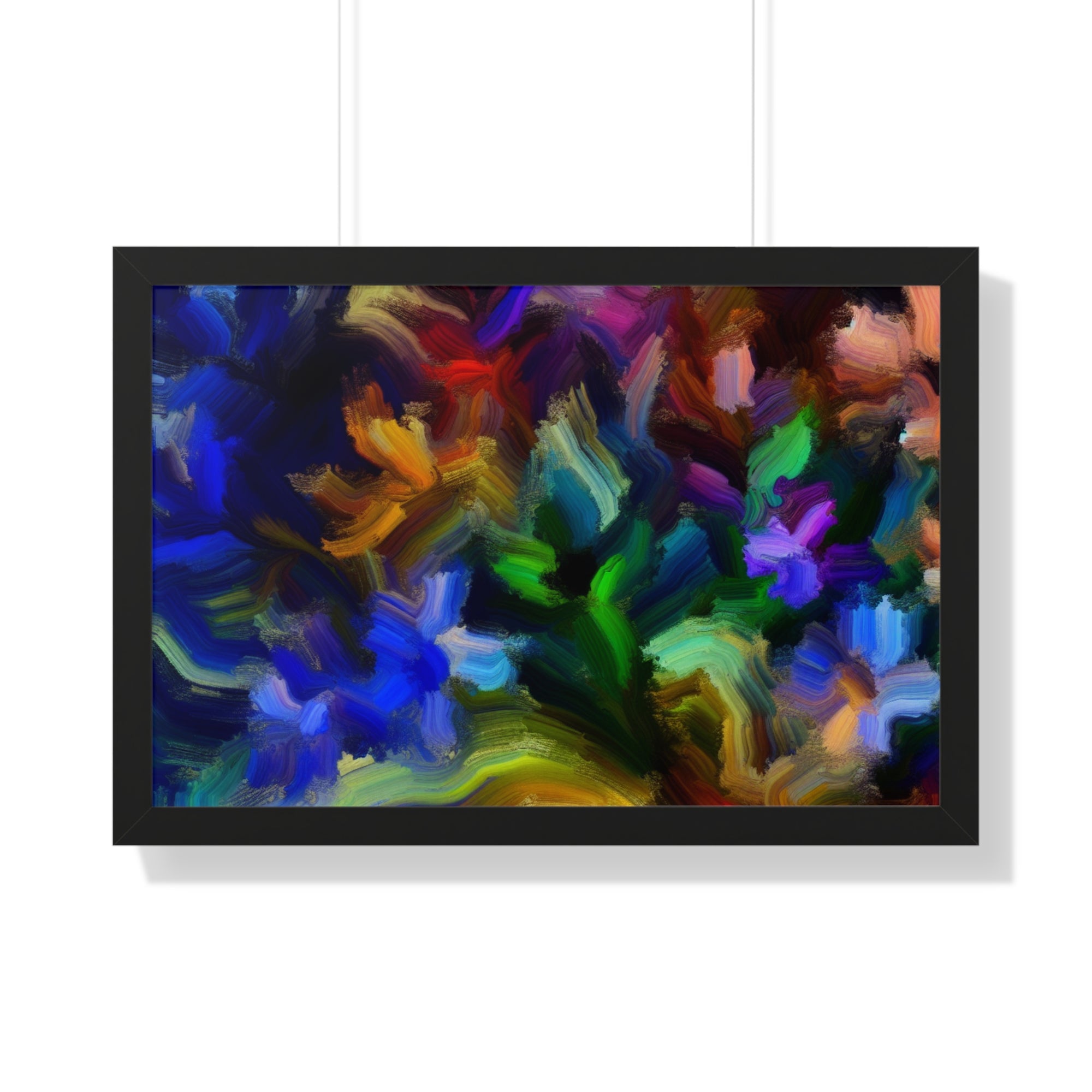 Vibrant Whispers of Flora | Framed Print