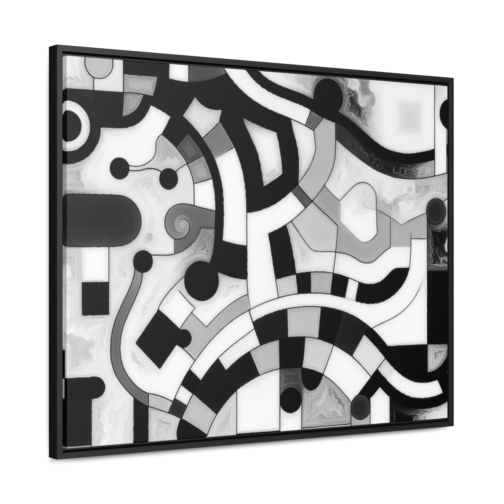 Rhythm of Shadows | Framed Canvas