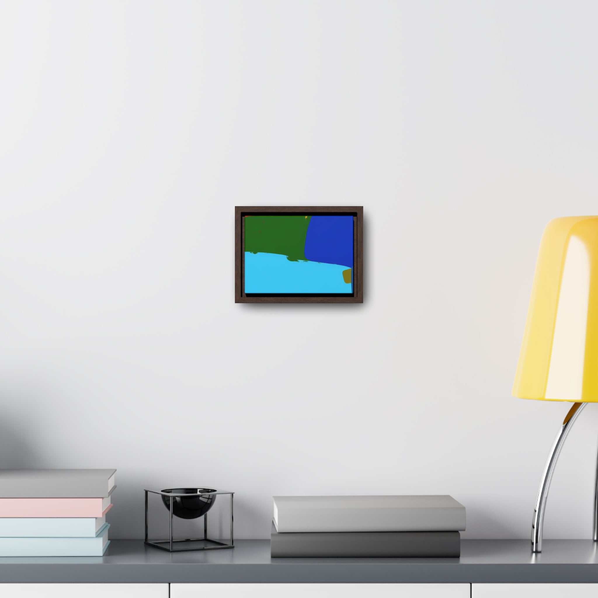 Vibrant Echoes of Energy | Framed Canvas