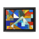 Geometric Pulse and Color | Framed Canvas