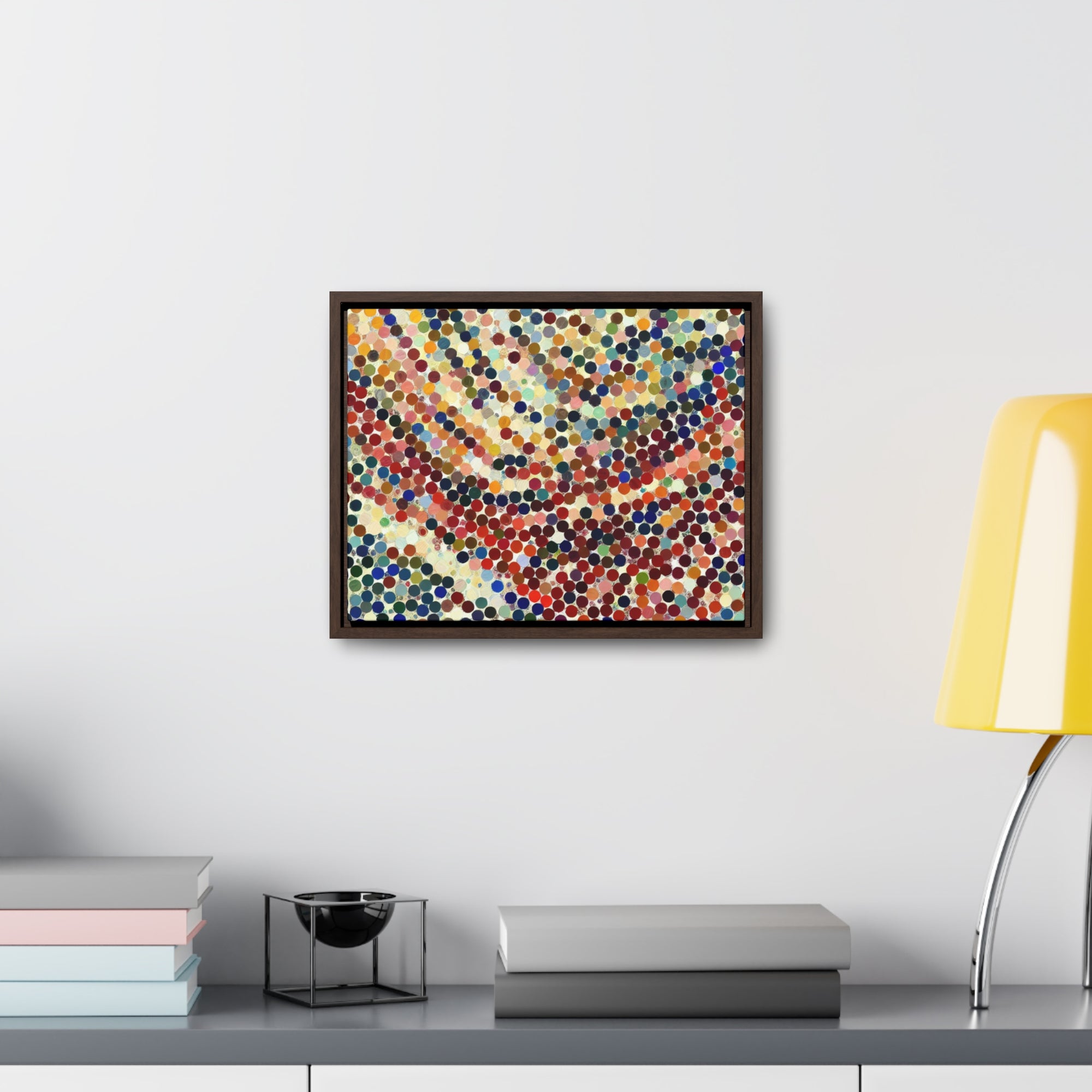 Waves of Colorful Whispers | Framed Canvas