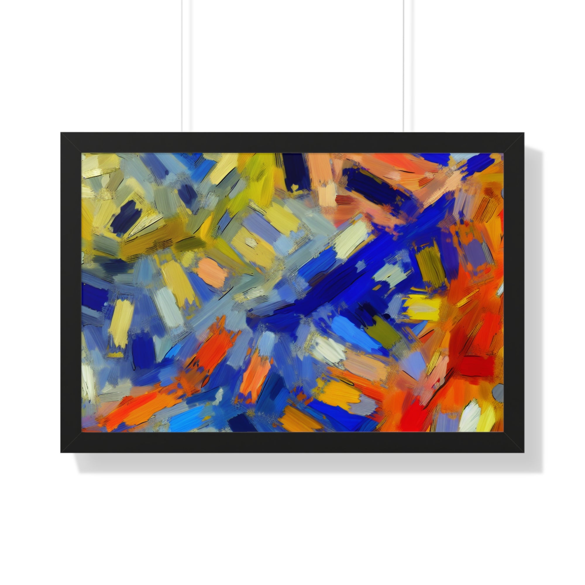 Chromatic Dance of Emotion | Framed Print