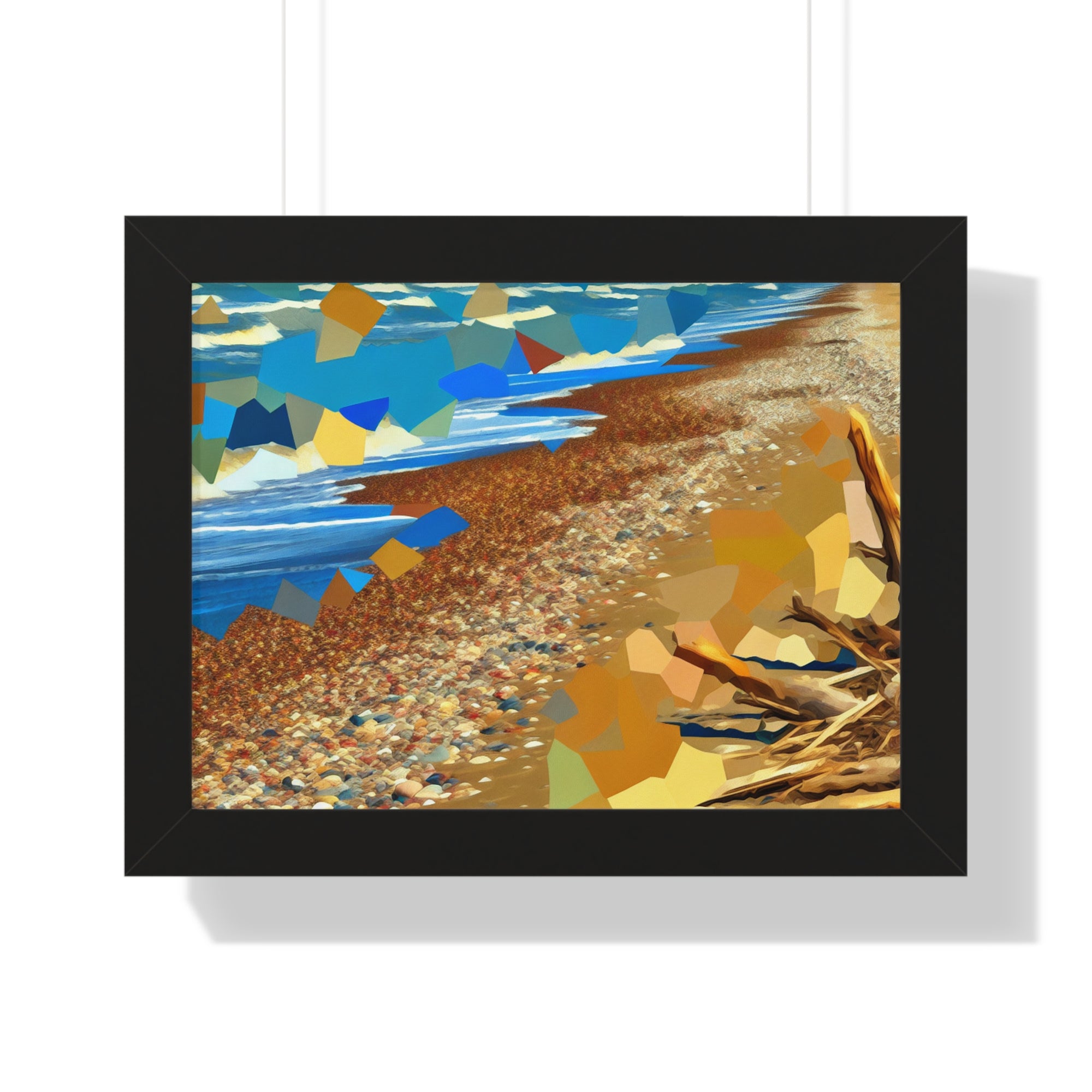 Tidal Whispers and Sunlight | Framed Print