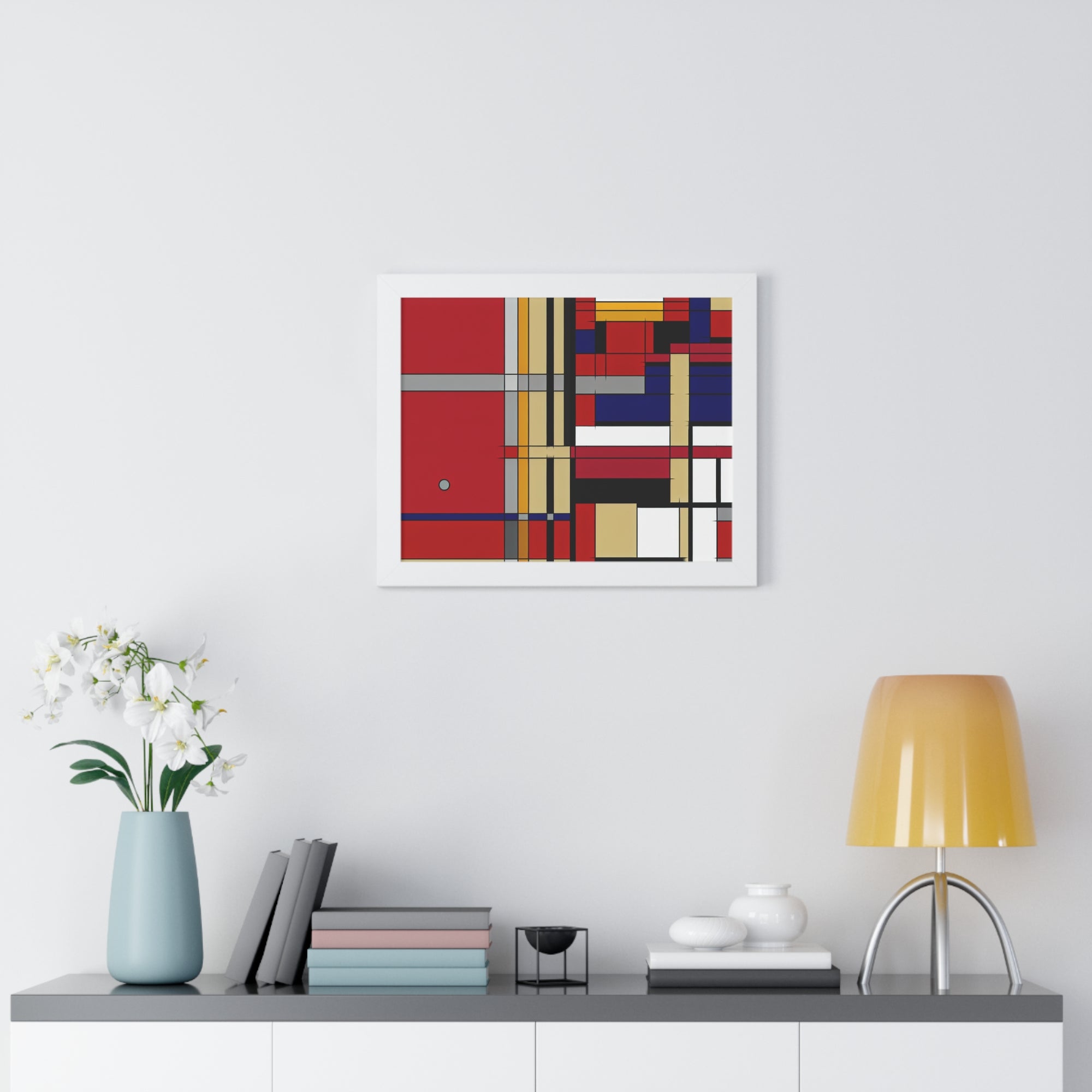 Dynamic Harmony of Shapes | Framed Print