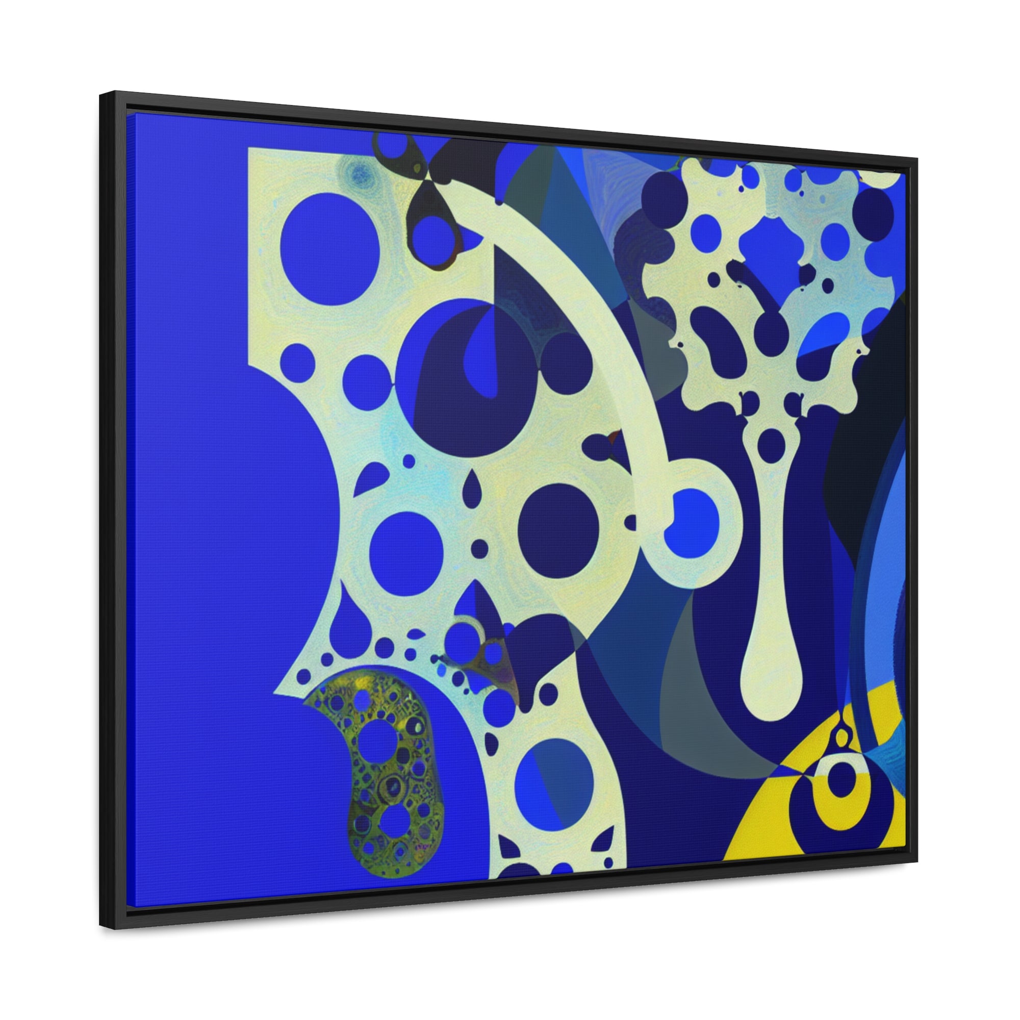 Fluid Dreams and Shadows | Framed Canvas