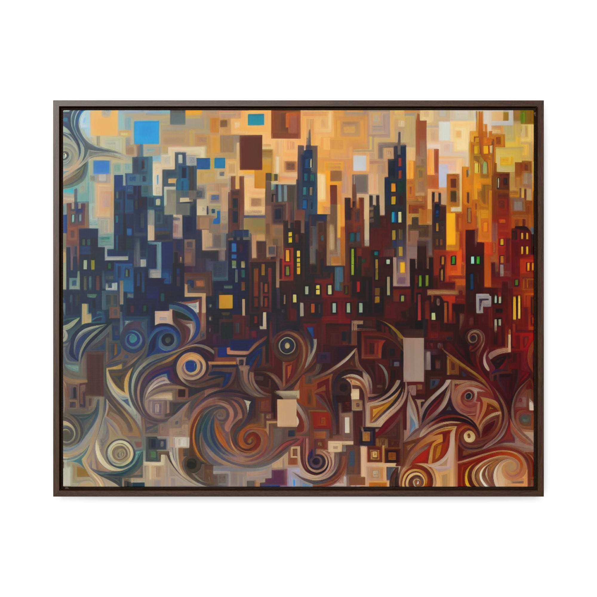 Metropolitan Rhythm | Framed Canvas