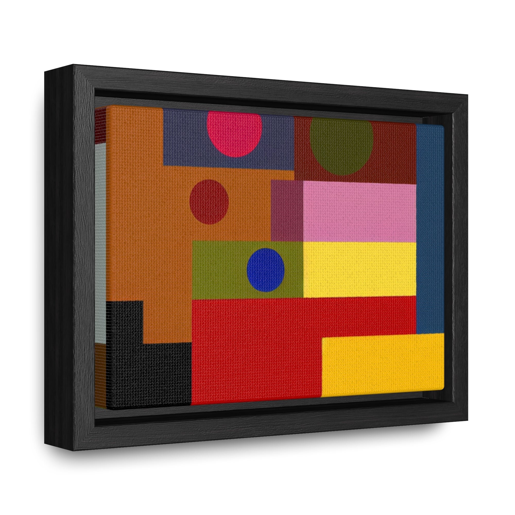 Radiant Geometry Unveiled | Framed Canvas