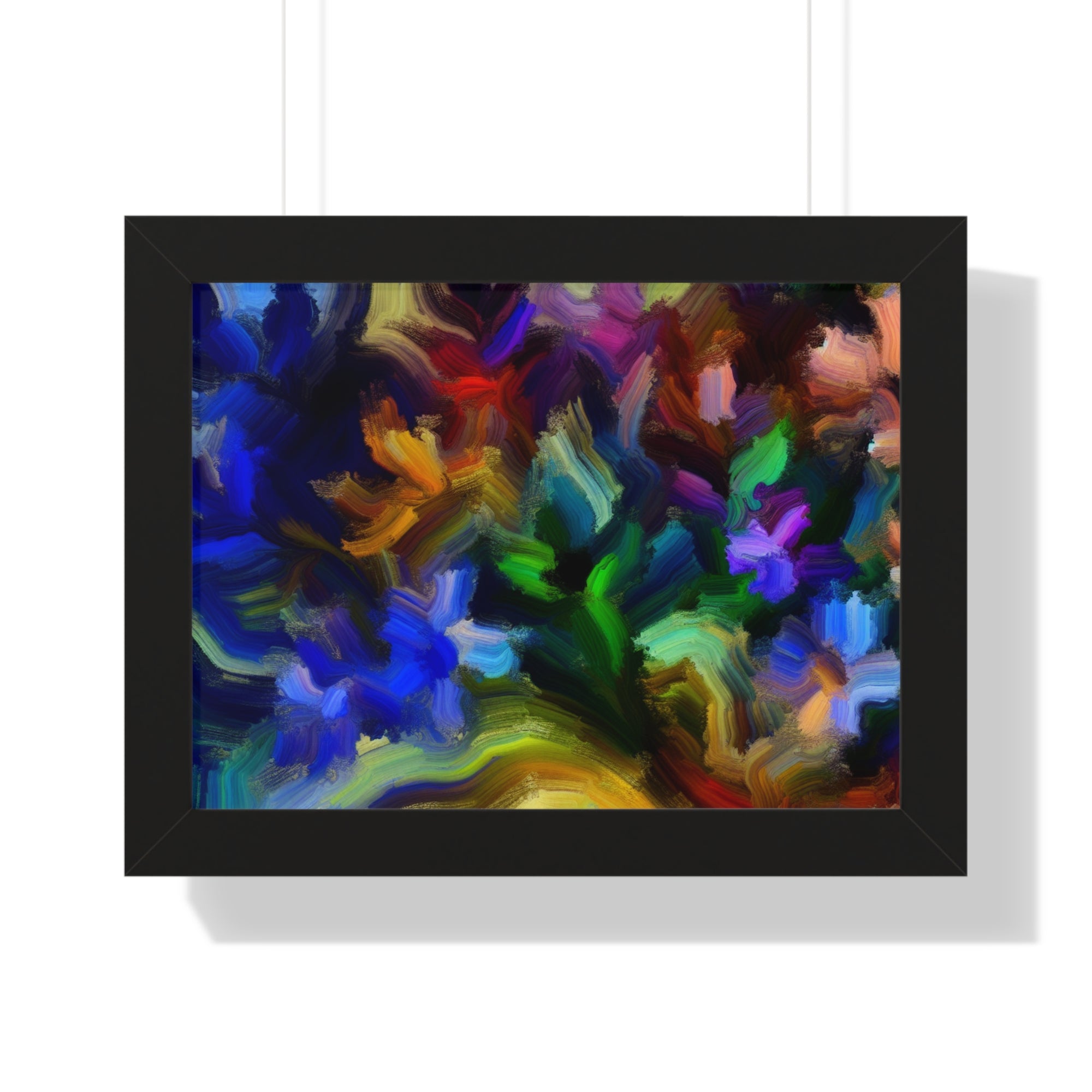 Vibrant Whispers of Flora | Framed Print