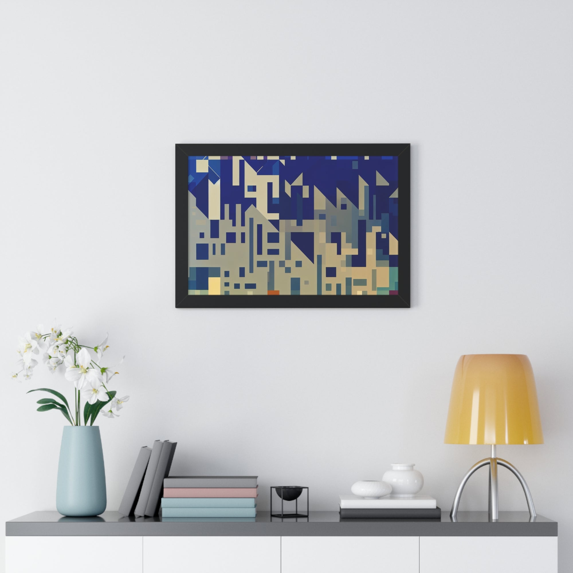 Urban Echoes and Silhouettes | Framed Print