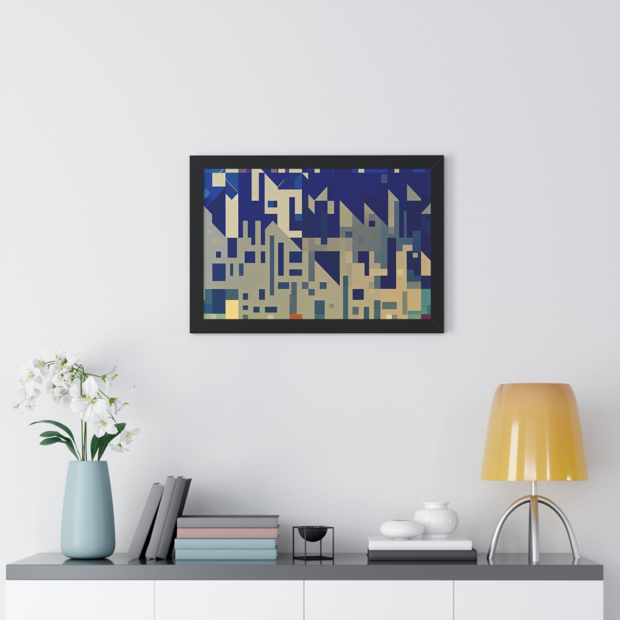 Urban Echoes and Silhouettes | Framed Print