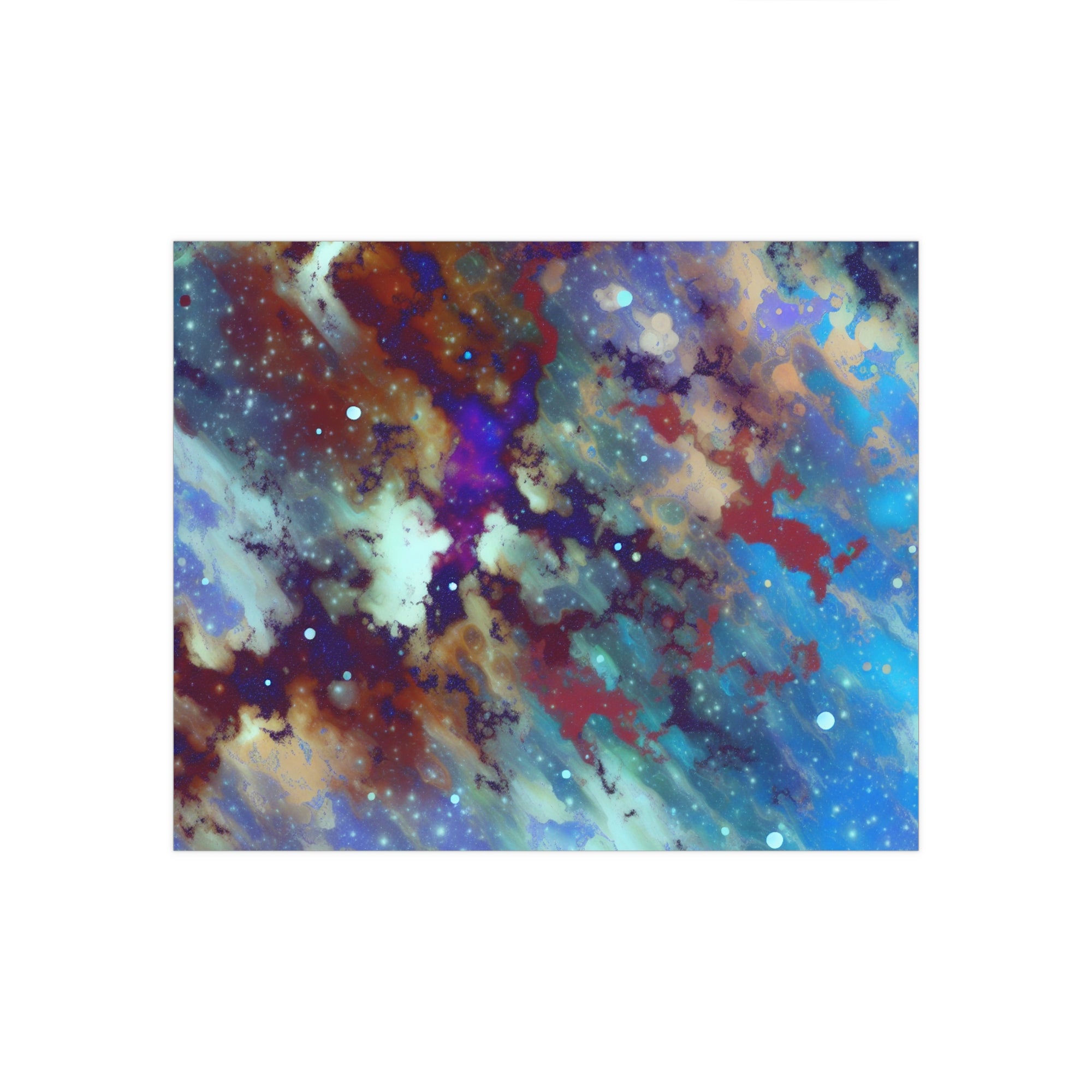 Stellar Whispers and Cosmic Dreams | Satin Print