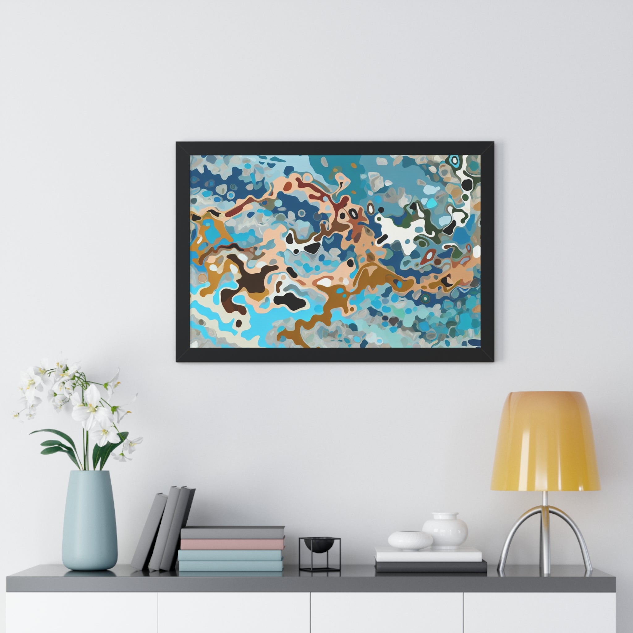 Tidal Whispers and Sands | Framed Print