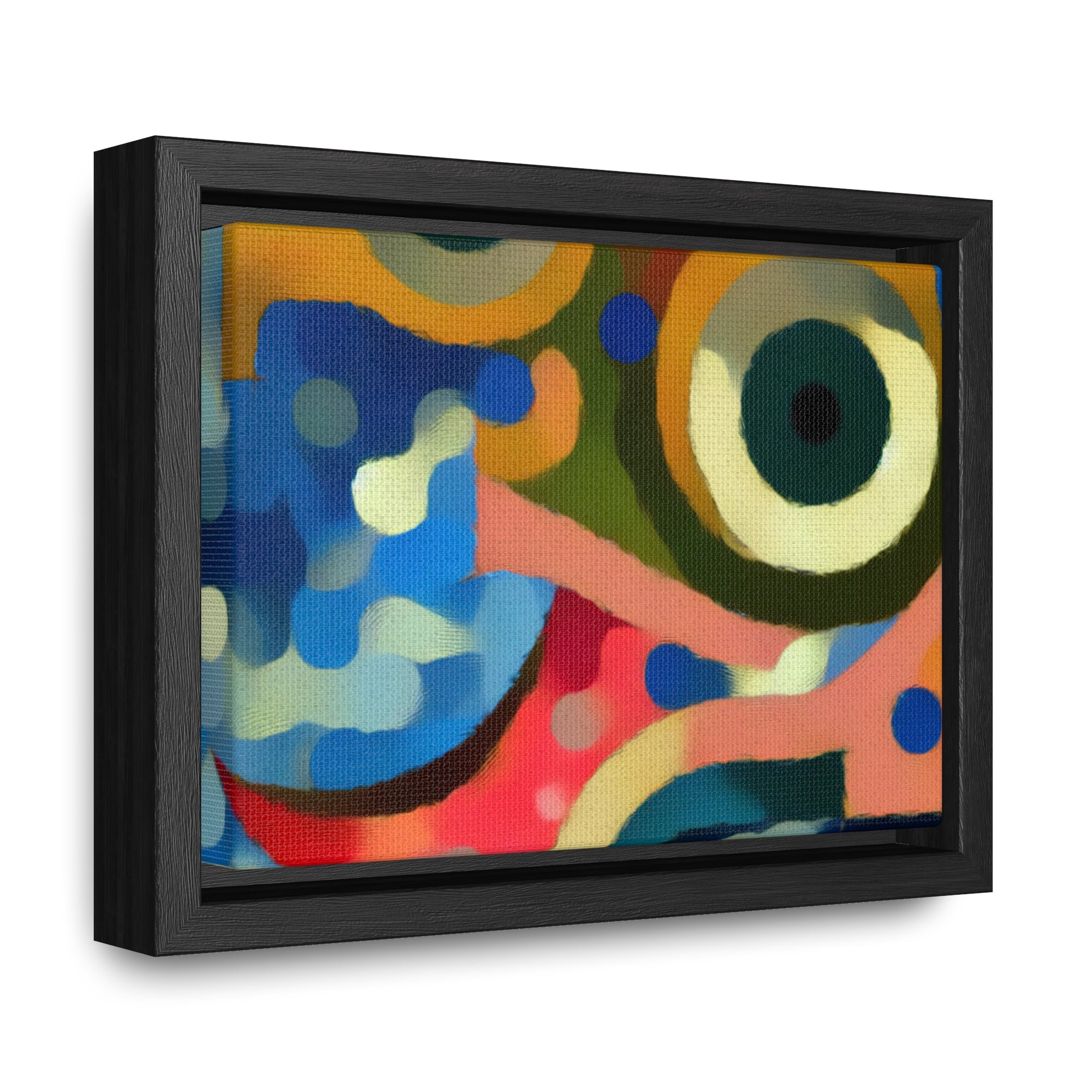 Oceanic Whispers and Kaleidoscope Dreams | Framed Canvas