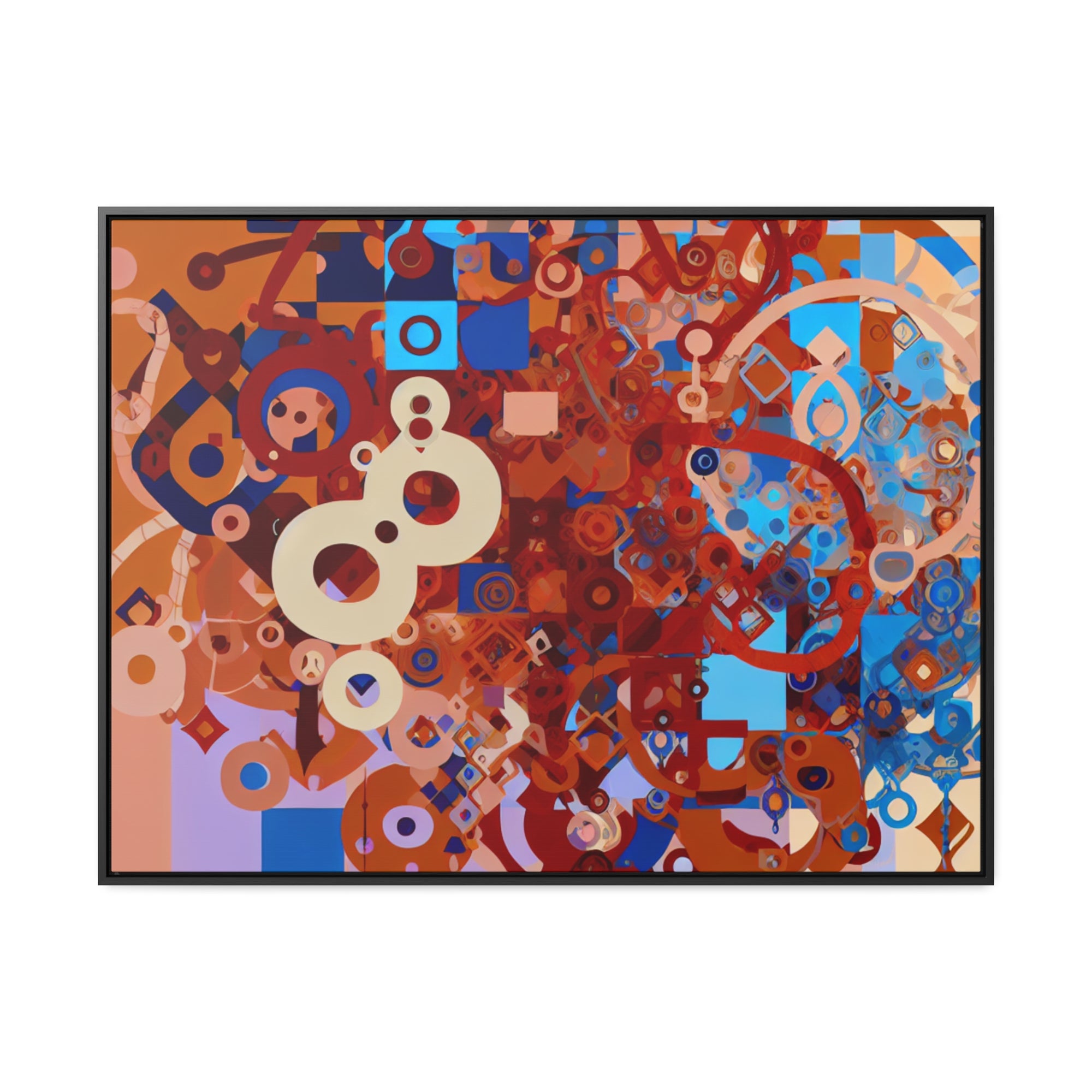 Kaleidoscope Dreams and Whimsy | Framed Canvas