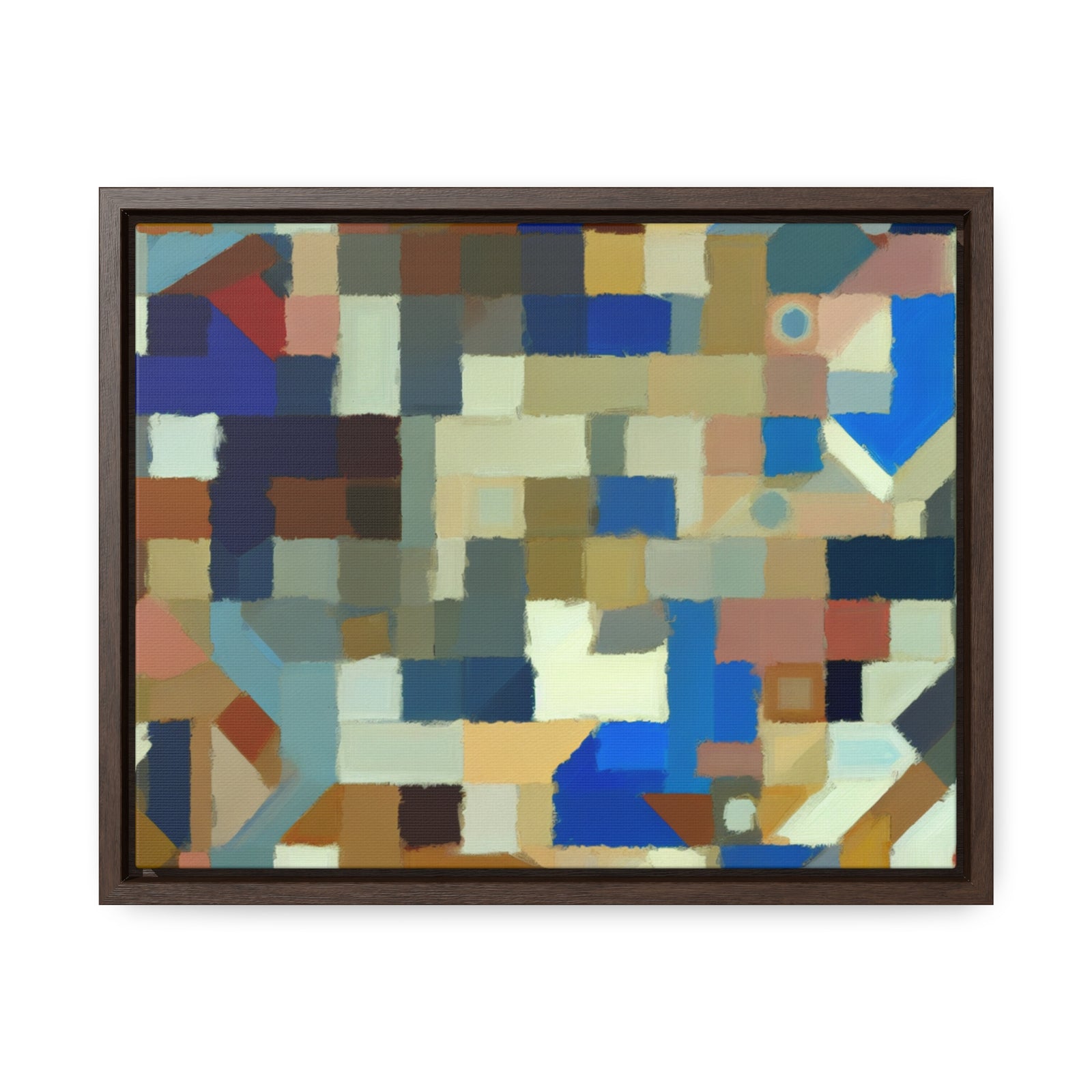 Fractured Symphony of Color | Framed Canvas